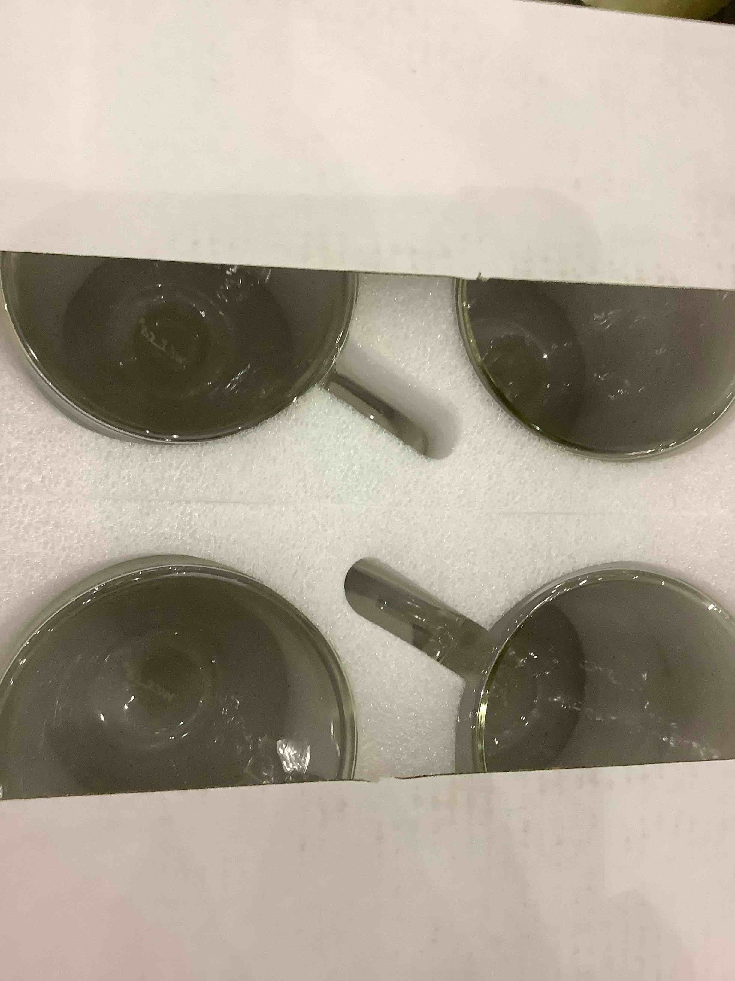 4-Pack 12 Oz Double Walled Glass Coffee Mugs with Handle,Insulated Layer Coffee Cups,Clear Borosilicate Glass Mugs,Perfect for Cappuccino,Tea,Latte,Espresso,Hot Beverage,Wine