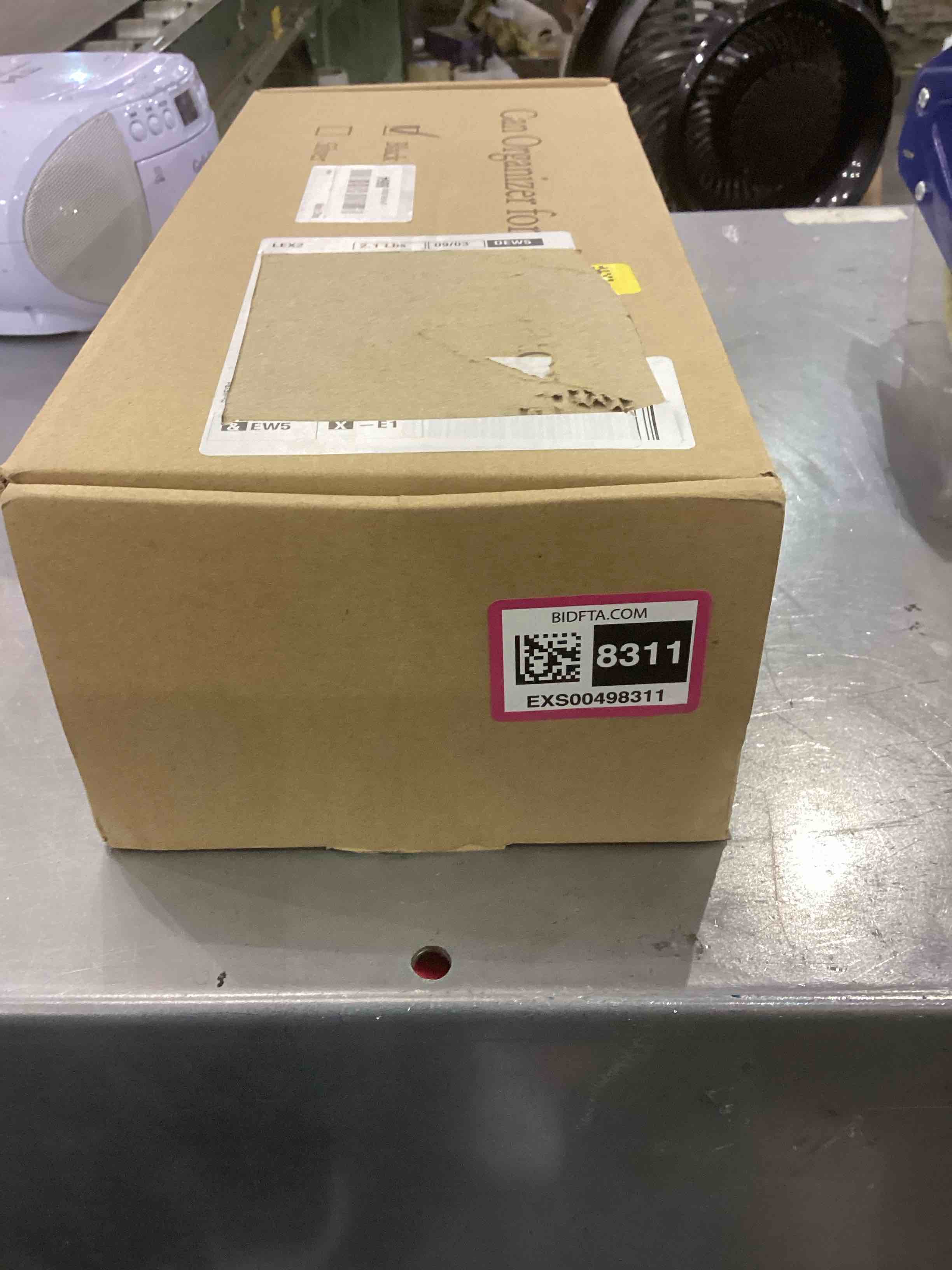 2-Pack Soda Can Beverage Dispenser Rack, Can Storage Organizer Holder for Refrigerator- Dispenser 5 Standard Size 12oz Soda Cans or Canned food, Rust-Proof Stainless Steel, Black