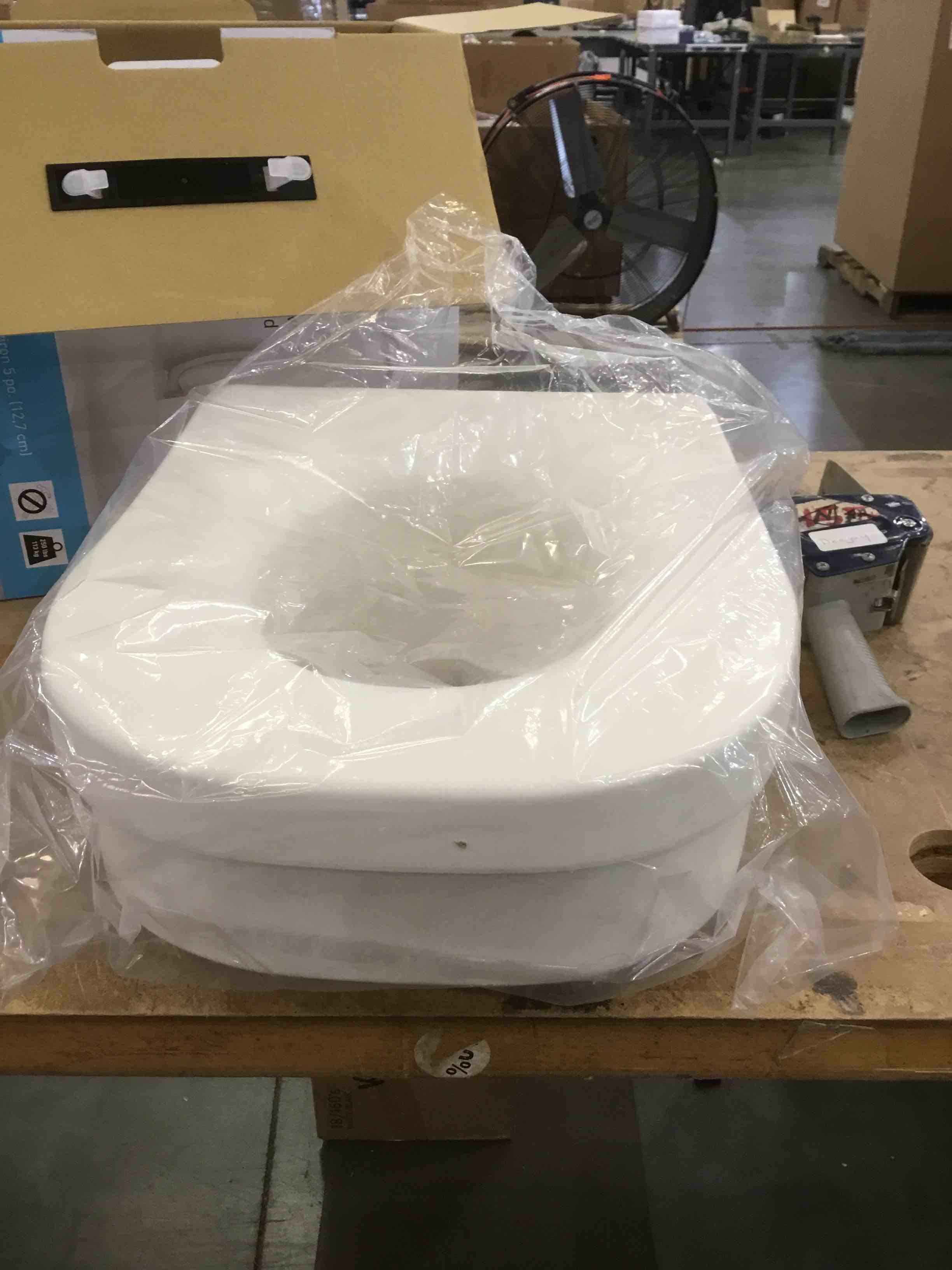 Moen DN7020 Home Care Elevated Toilet Seat, Glacier