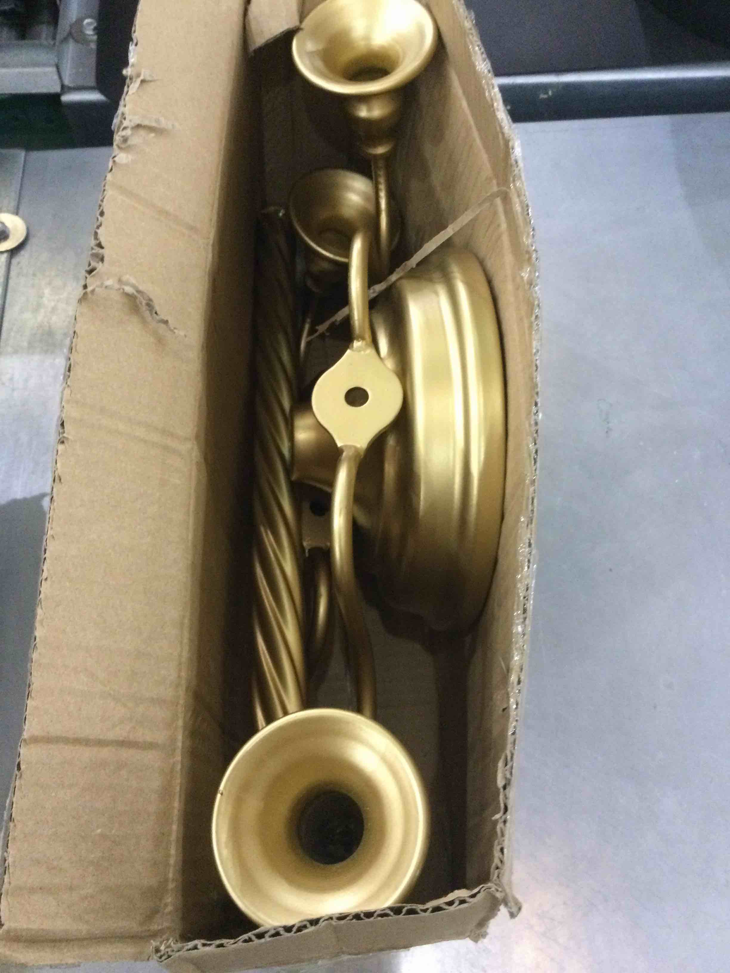 candle holder gold