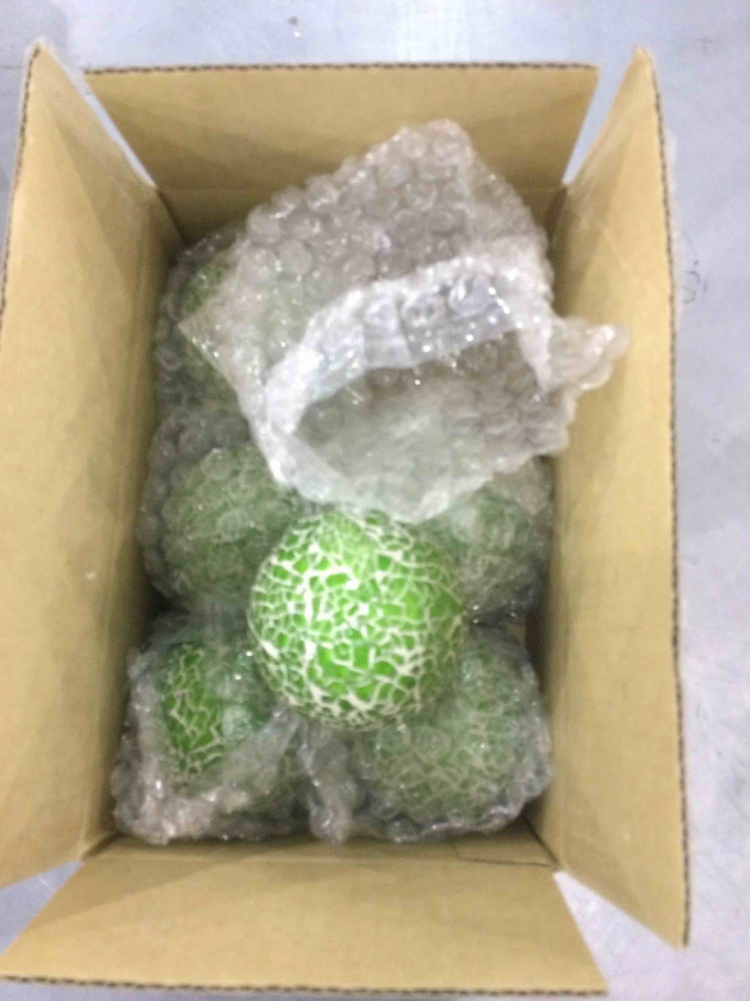 green crystal ornaments 