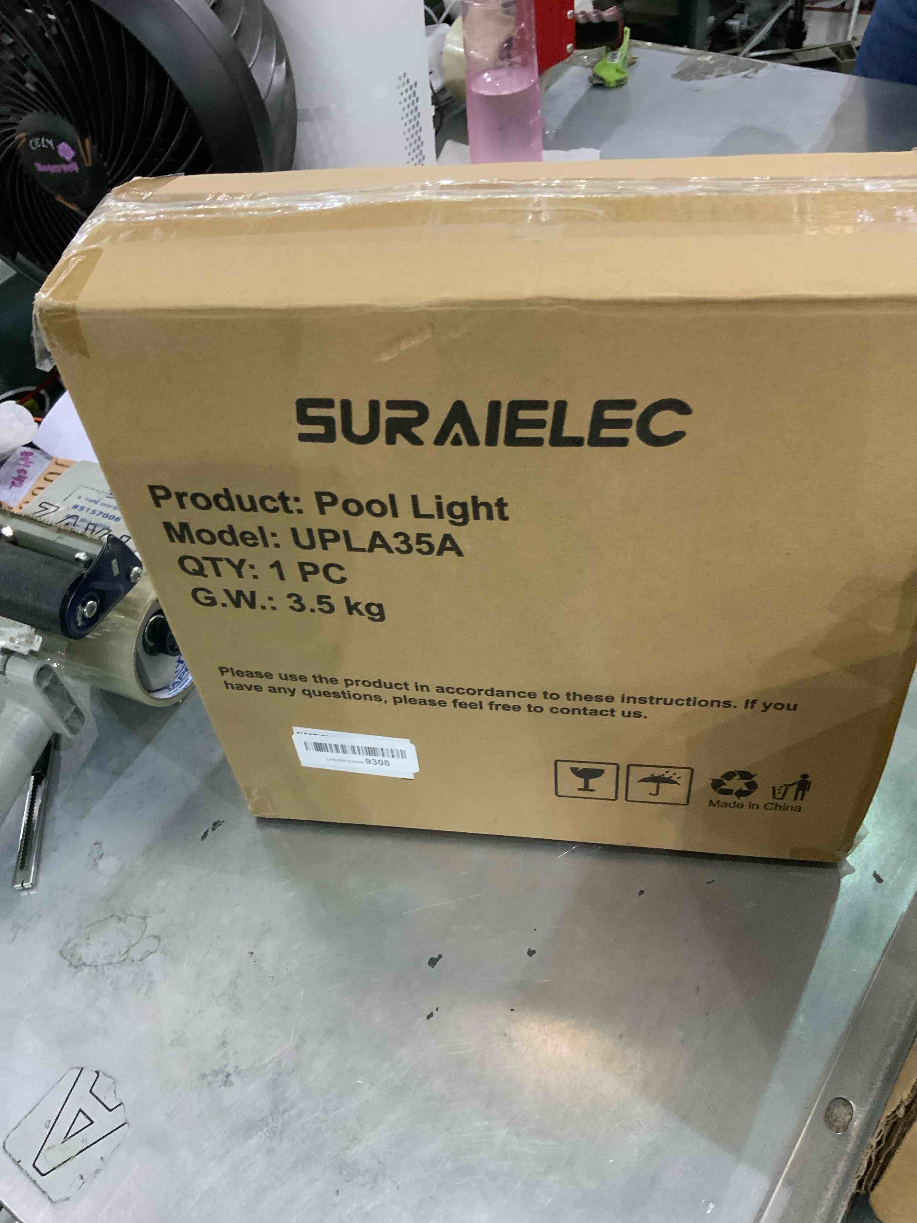 SURAIELEC 12V AC Pool Lights For Inground Pool, 10 Inch UPLA35B