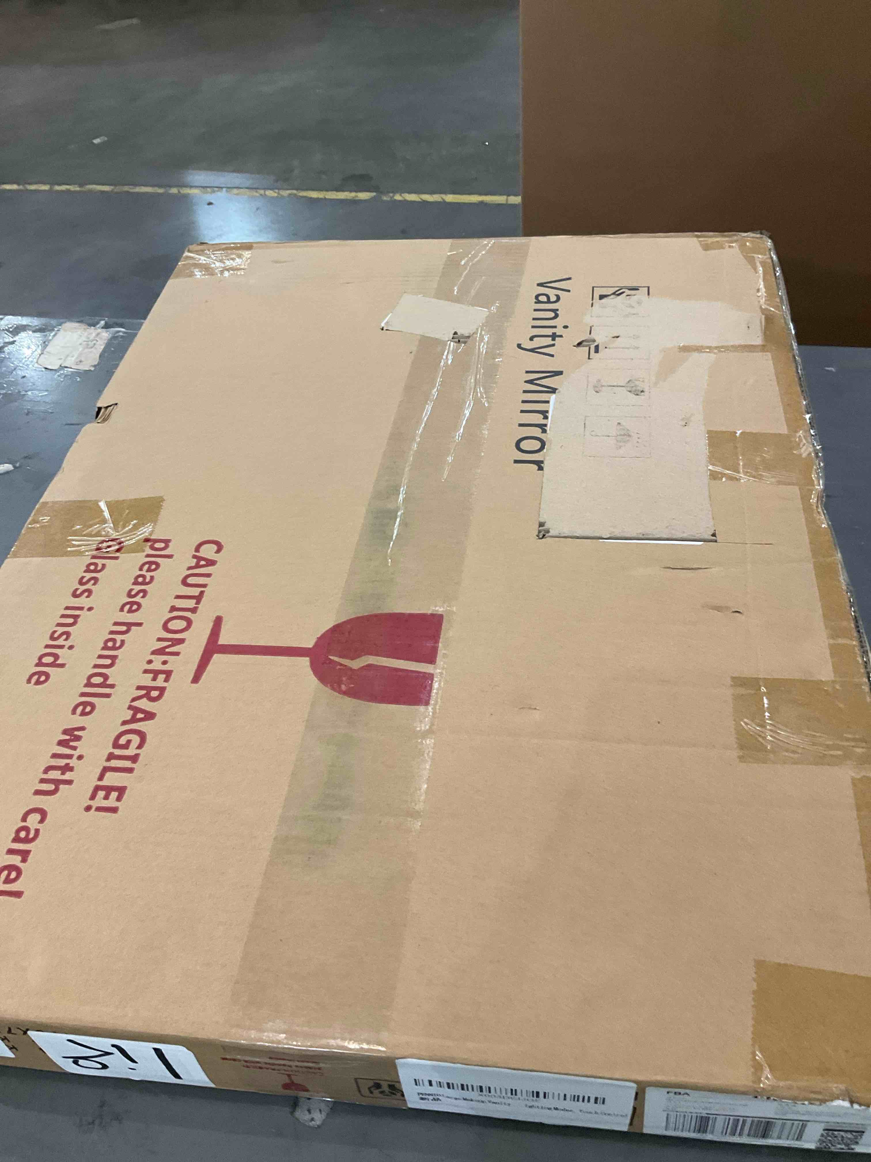 FENNIO Vanity Mirror with Lights 22"x19" - LED Lighted Makeup Mirror, Large Makeup Mirror with Lights, Touch Screen with 3-Color Lighting, 5X Magnification, Dimmable, for Vanity Desk Tabletop, Bedroom