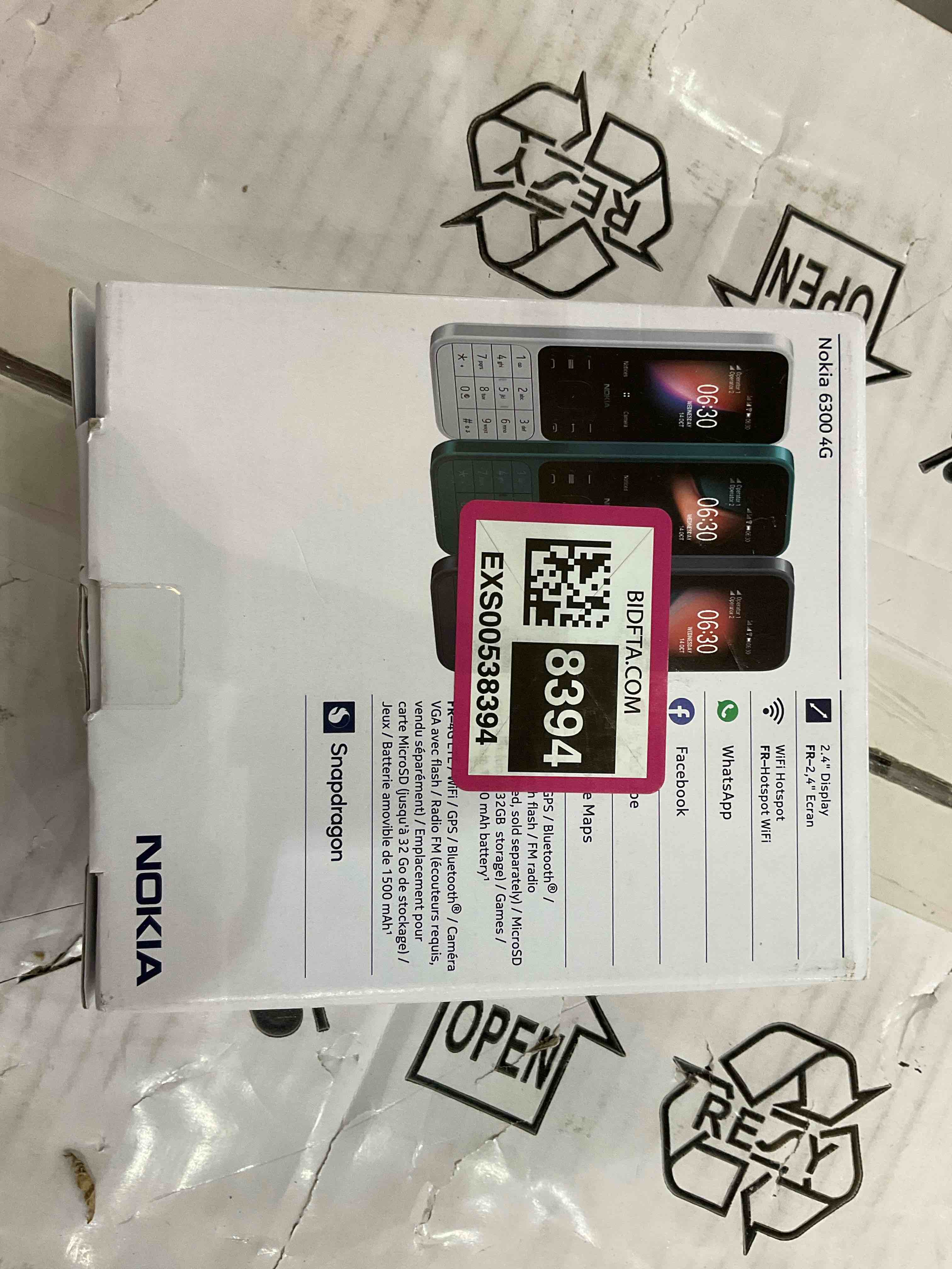 Nokia 6300 4G | Unlocked | Dual SIM | WiFi Hotspot | Social Apps | Google Maps and Assistant | Light Charcoal