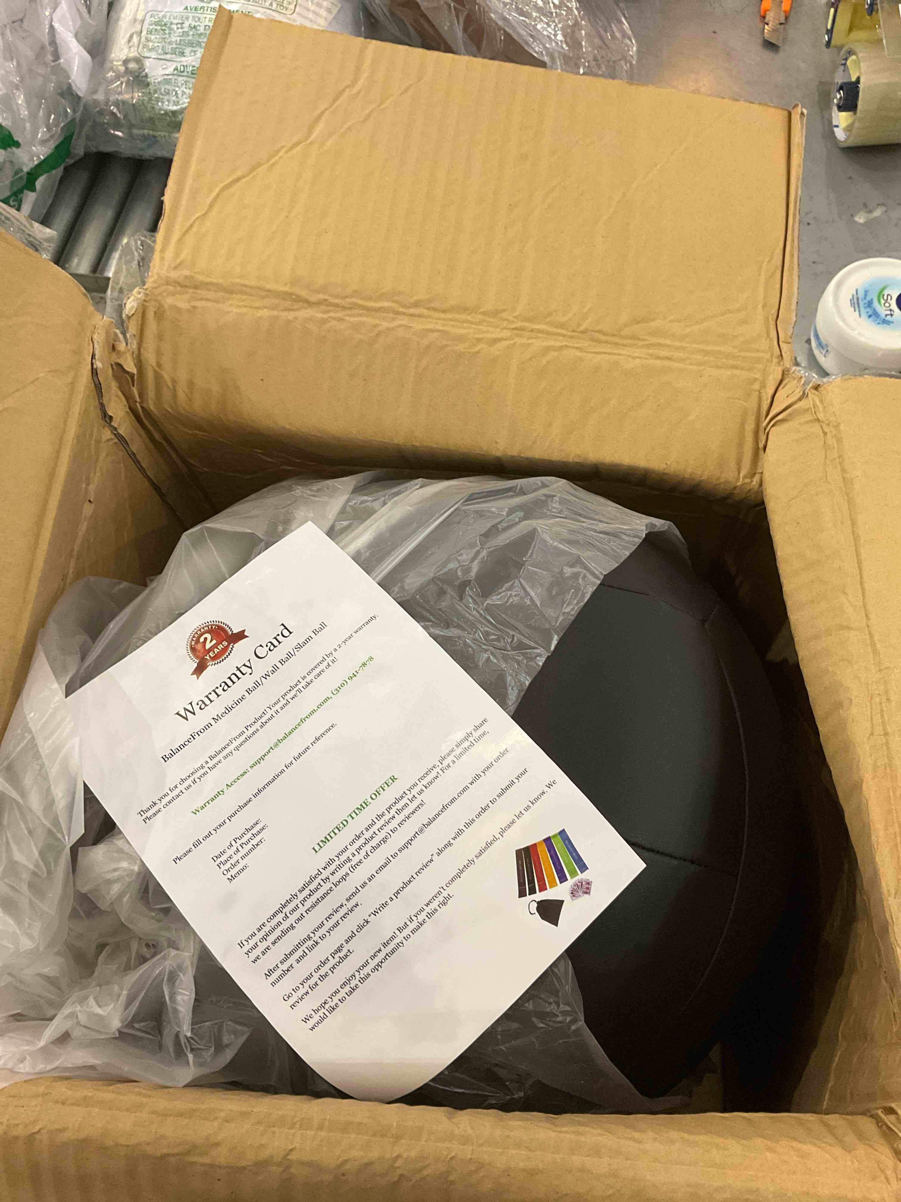 BalanceFrom Workout Exercise Fitness Weighted Medicine Ball, Wall Ball and Slam Ball