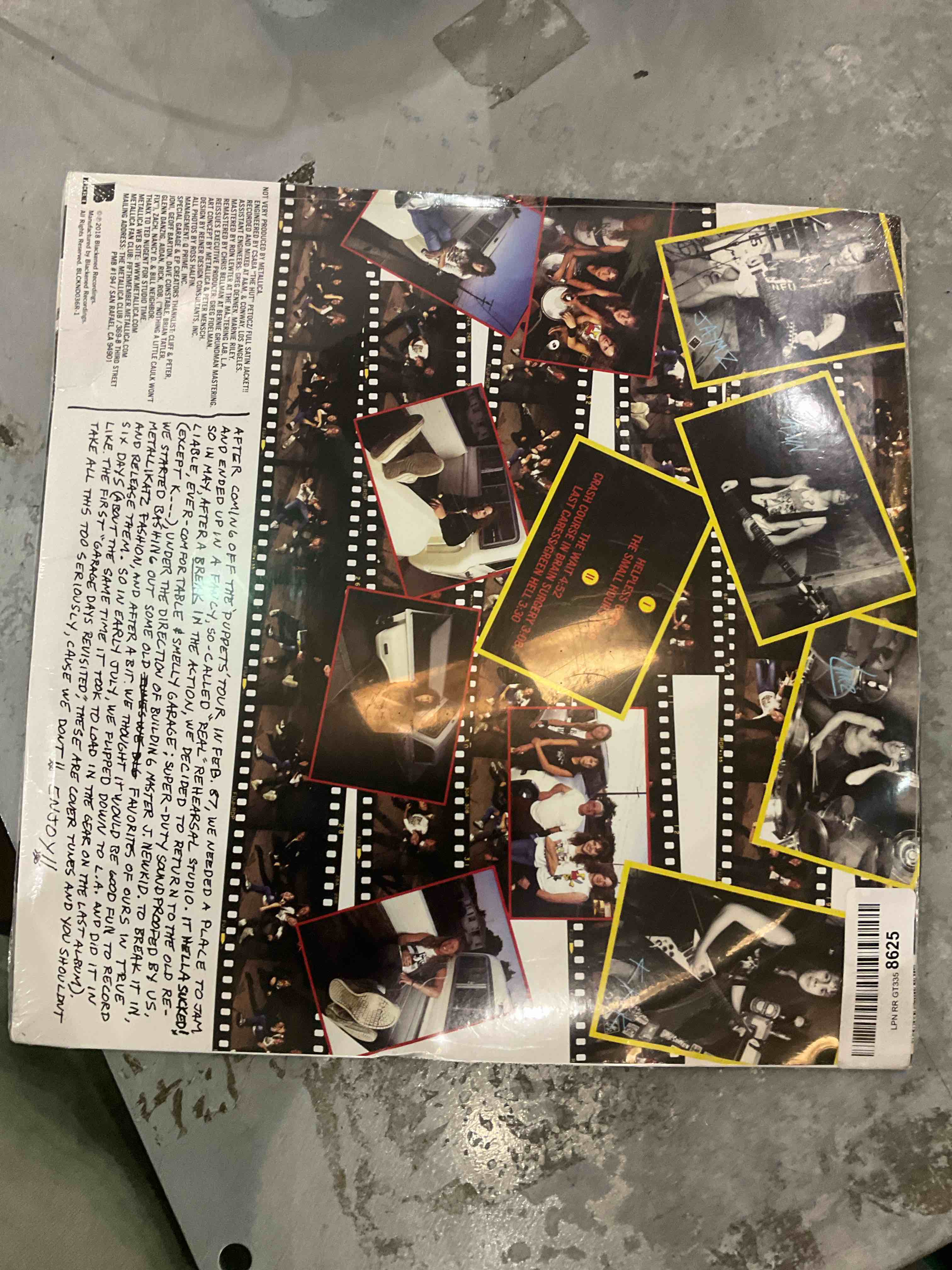 Metallica Vinyl Records