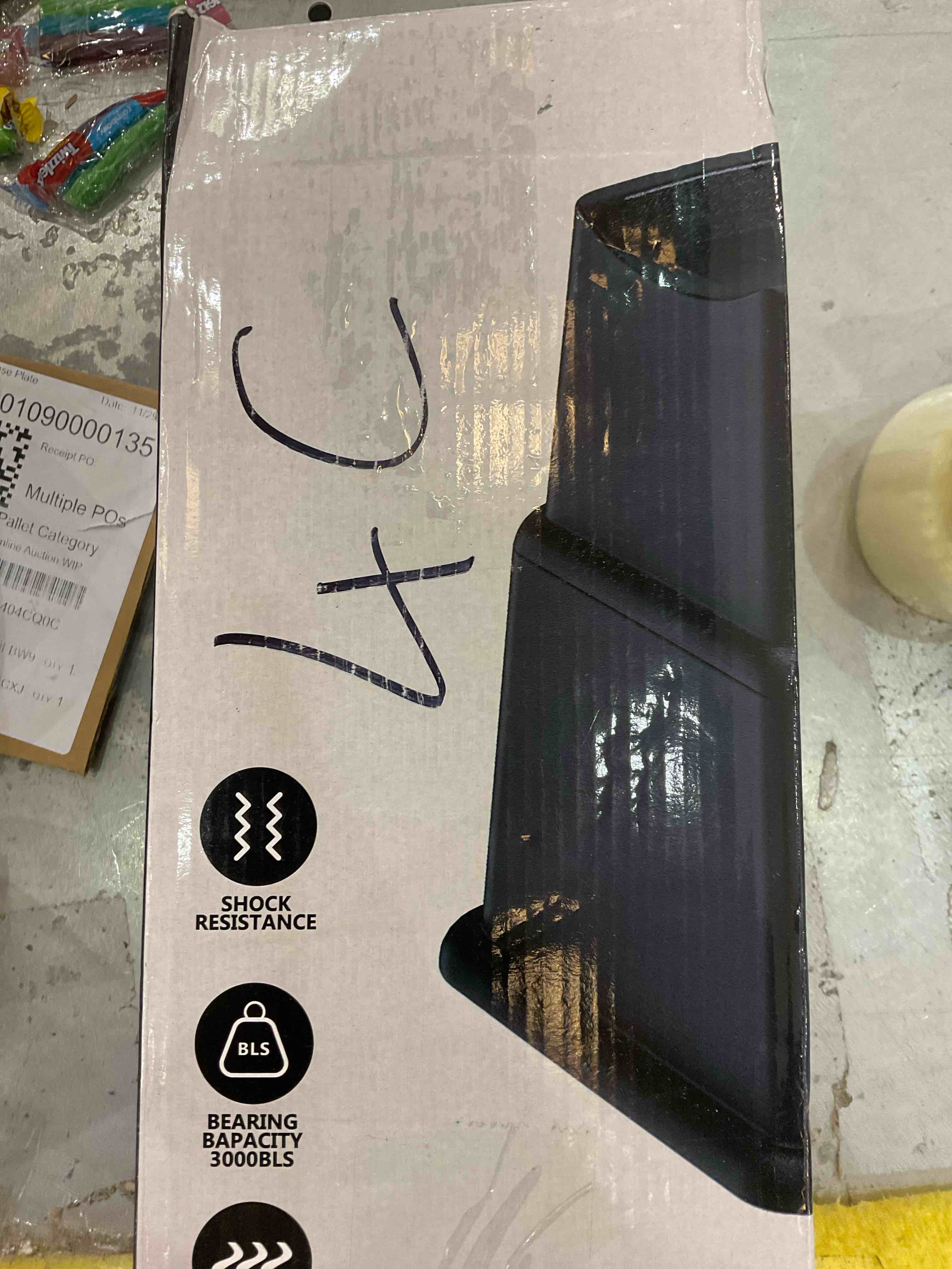 Nachell Adjustable Bed Furniture Risers 8 Pack Bed Lift Risers Elevation in Heights 3, 5 or 8 Inches Heavy Duty for Caster Wheels or Posts of Bed Table Couch, Support up to 2500 lbs. (Black)