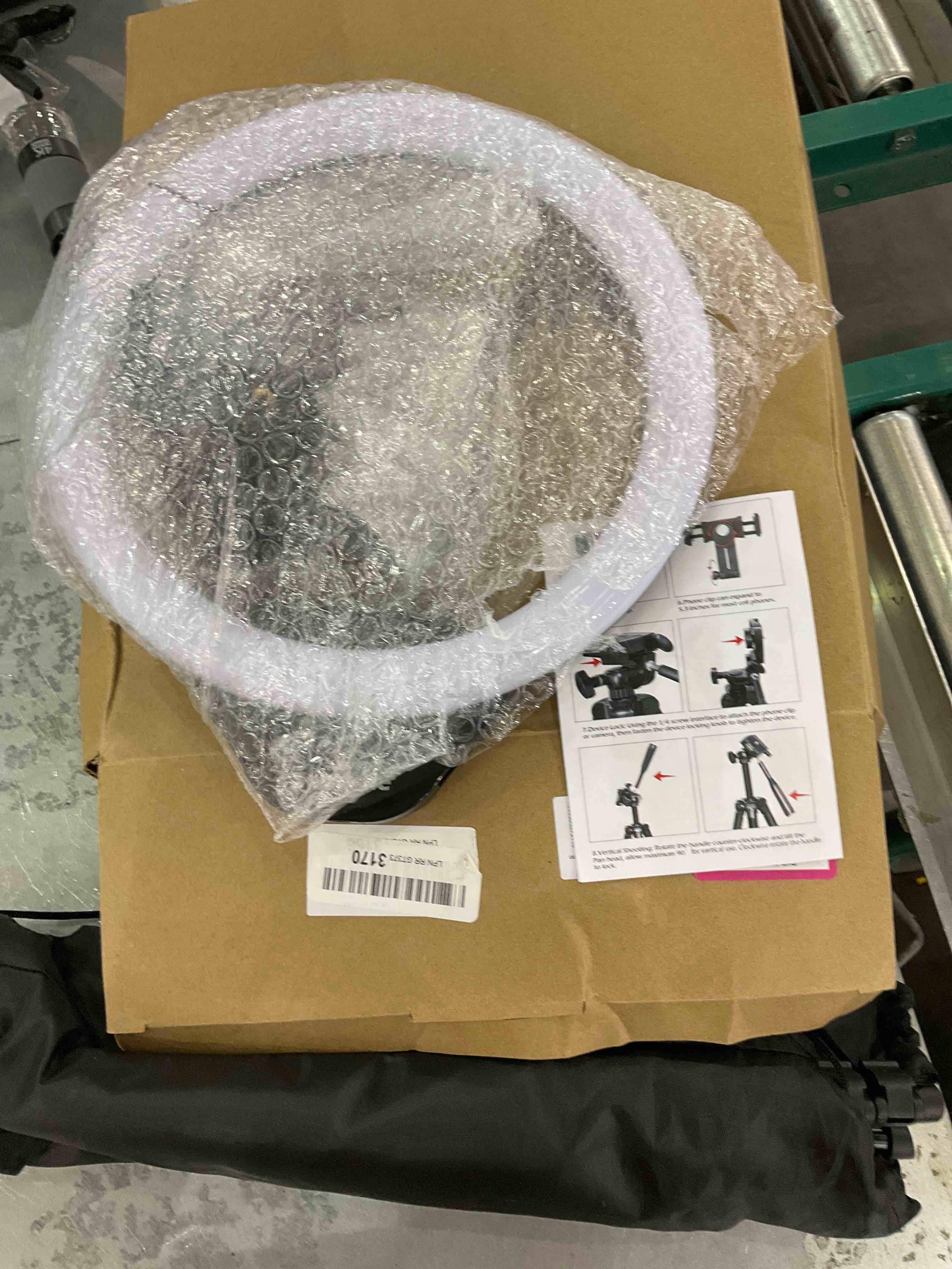 10'' Ring Light with 50'' Extendable Tripod Stand, Sensyne LED Circle Lights with Phone Holder for Live Stream/Makeup/YouTube Video/TikTok, Compatible with All Phones.