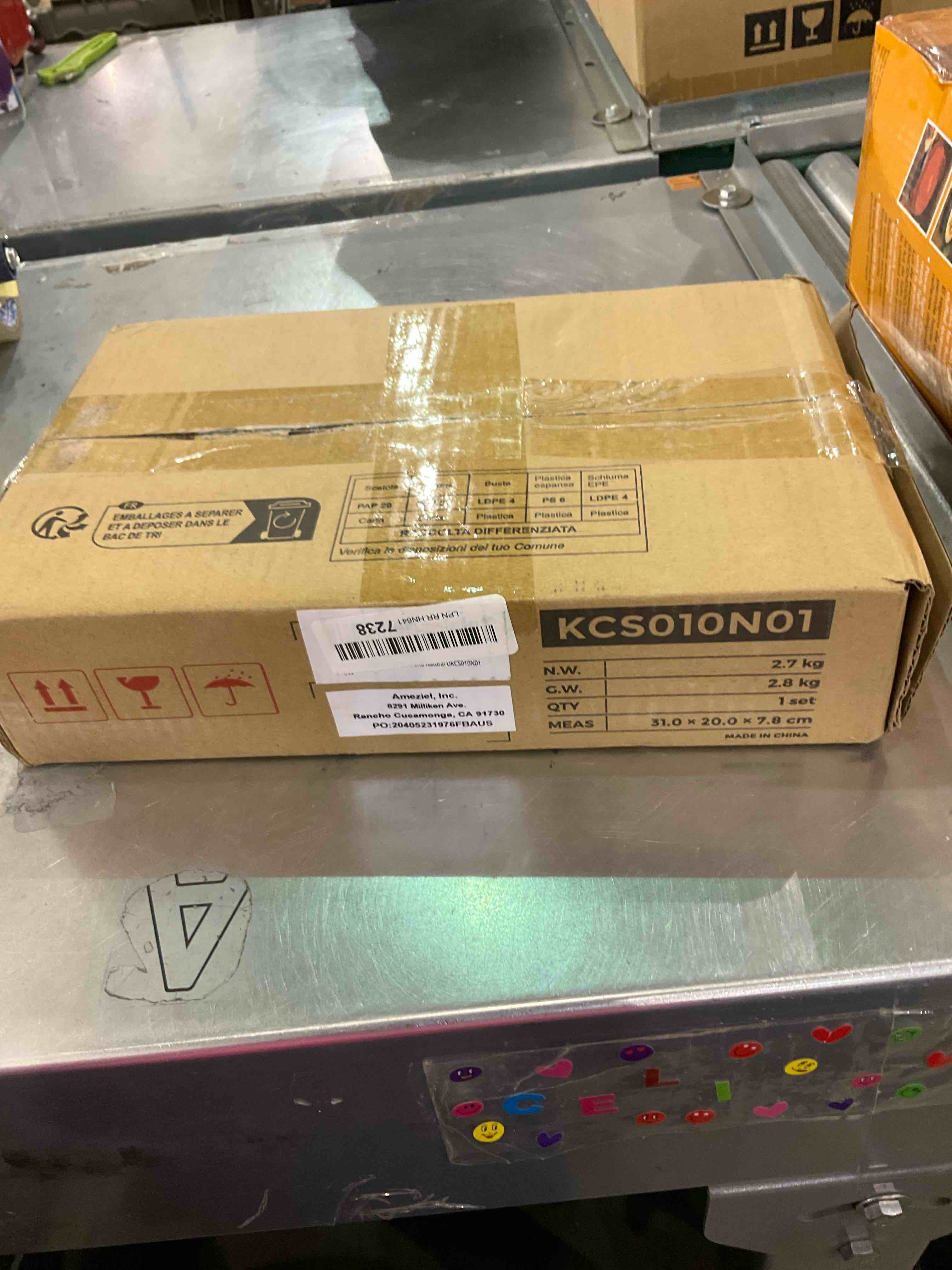 SONGMICS cabinet shelf and natural ukcs010n01