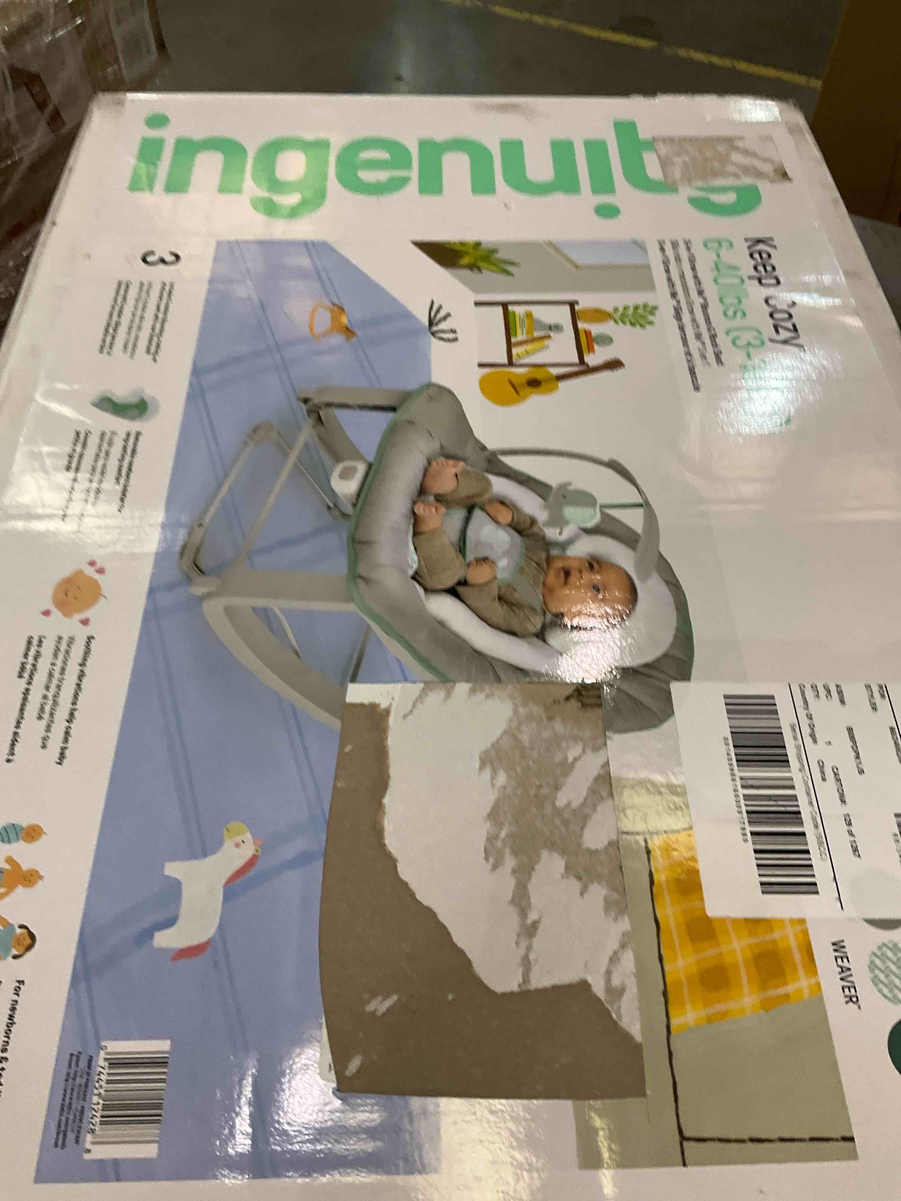 Ingenuity Keep Cozy 3-in-1 Grow with Me Bouncer & Rocker Infant to Toddler Seat - Weaver, Ages Newborn +