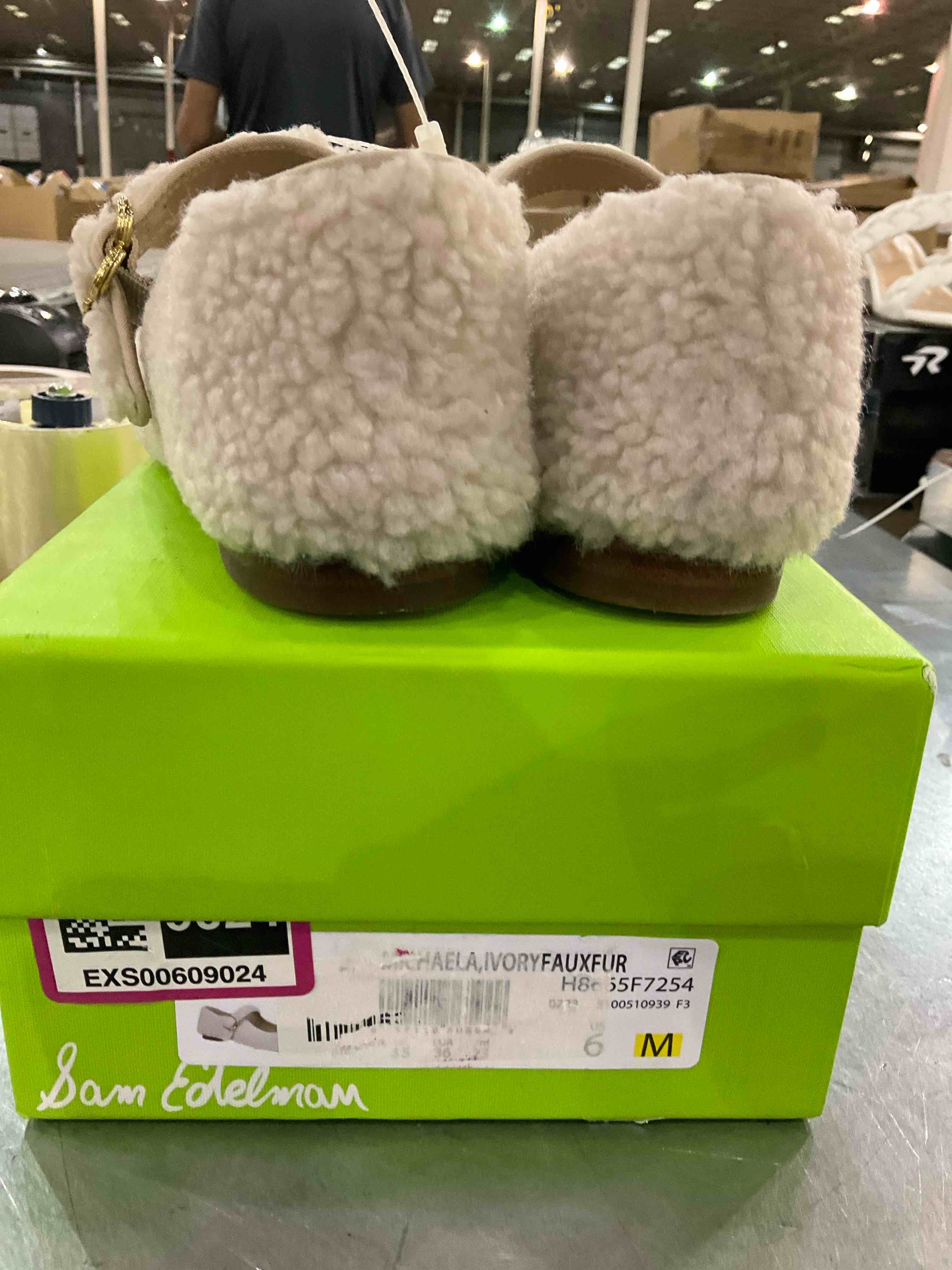 Sam Edelman shoe Mary Jane fur faux shoe
