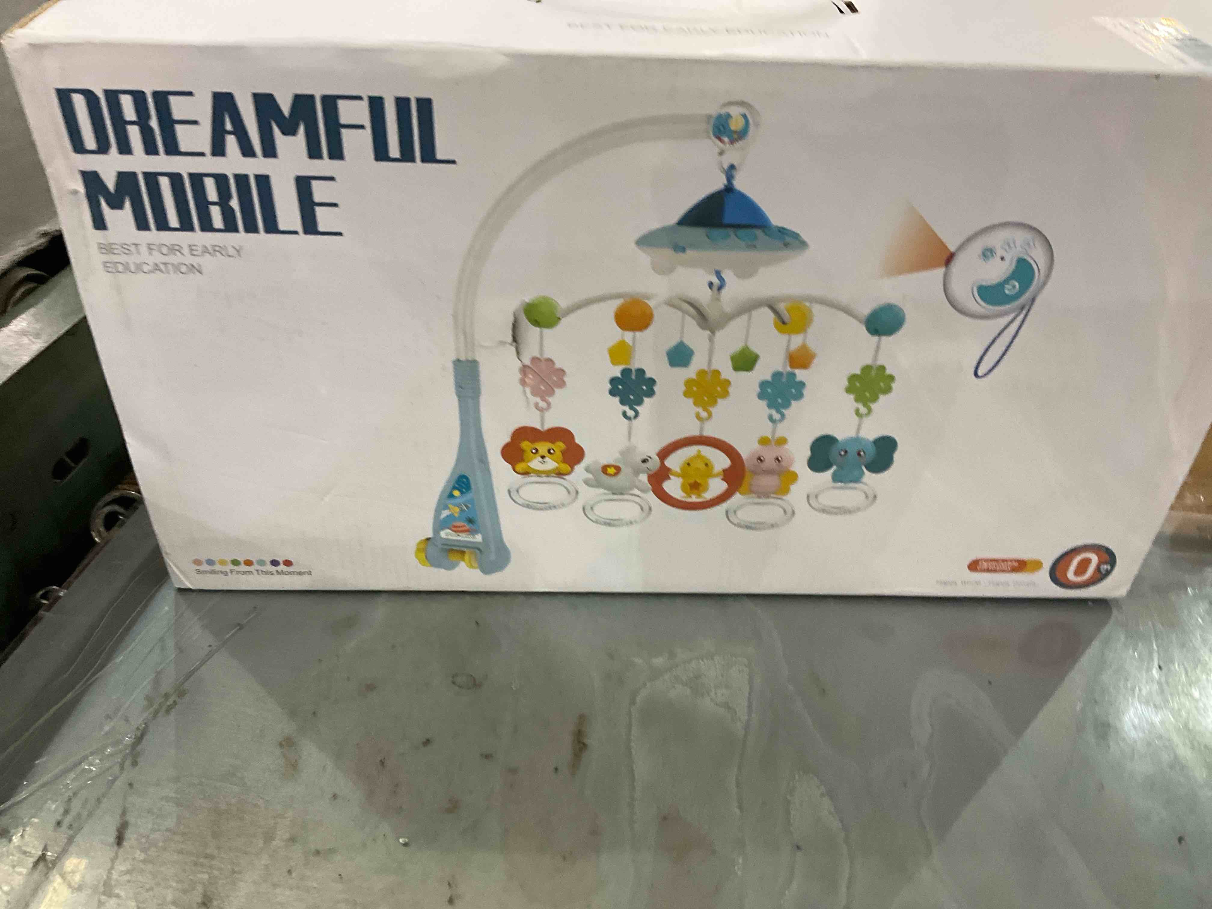 Baby Bed Bell Musical Mobile Crib Dreamful Bed Ring Hanging Rotate Bell Rattle Parent Remote Control Intelligence Educational Toy