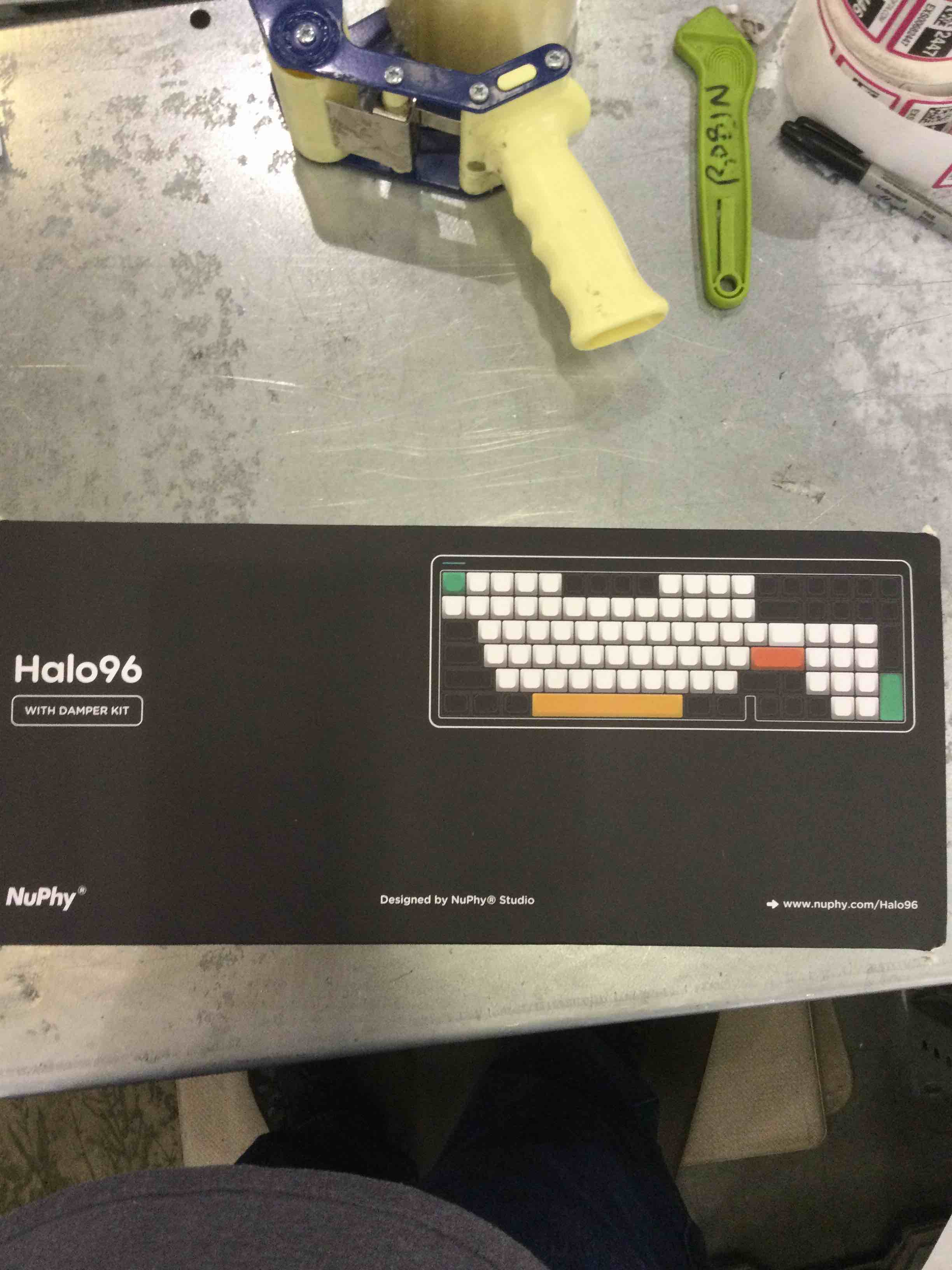 nuphy Halo96 Mechanical Gaming Keyboard, 96% RGB Hot-swap Wireless Keyboard, Supports Bluetooth�2.4G and Wired Connection,Compatible with Mac and Windows-White(Night Breeze)