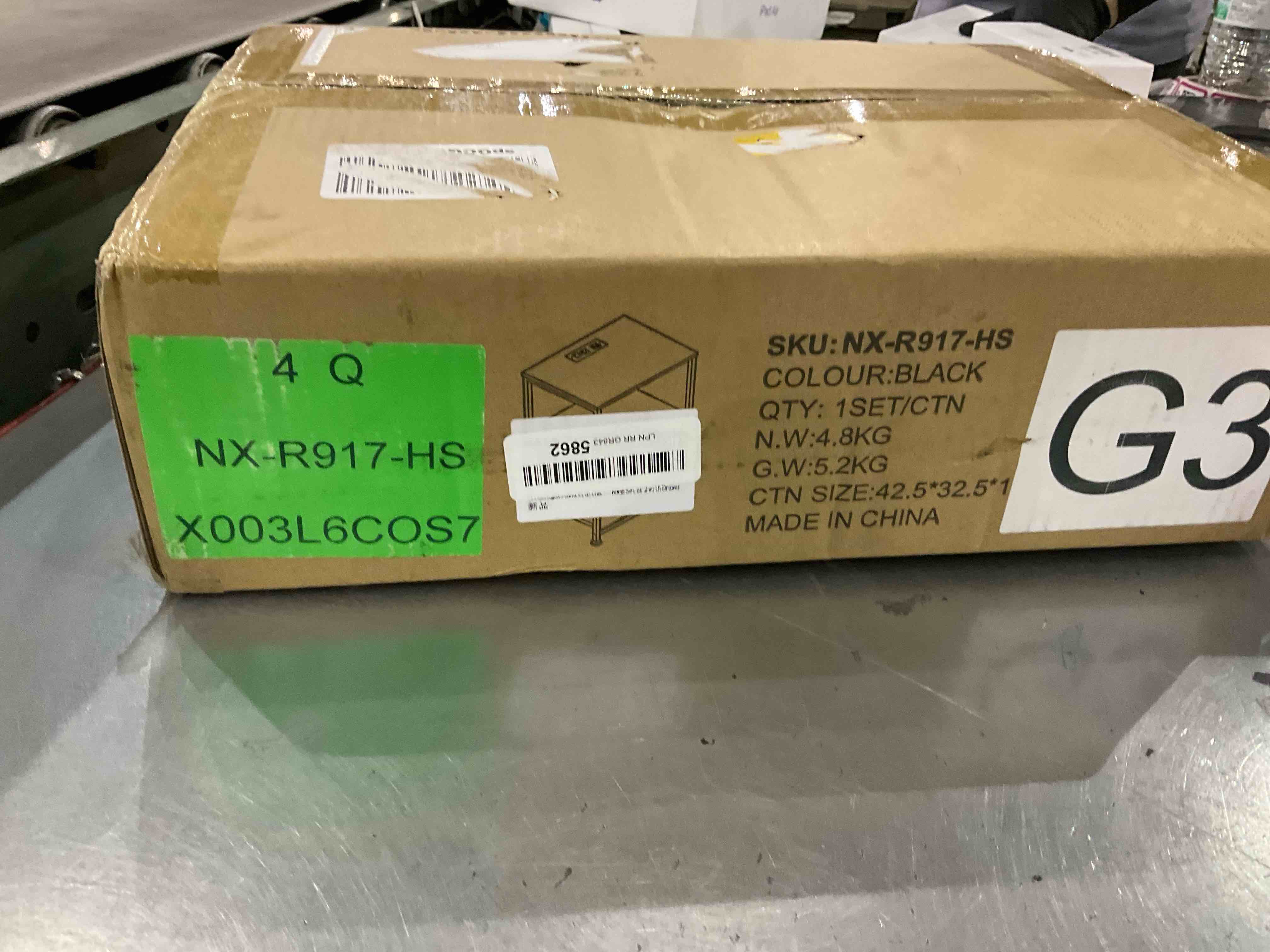  Vrisa Nightsuand wilh Charging Roon Sel of 2 with Drawer 