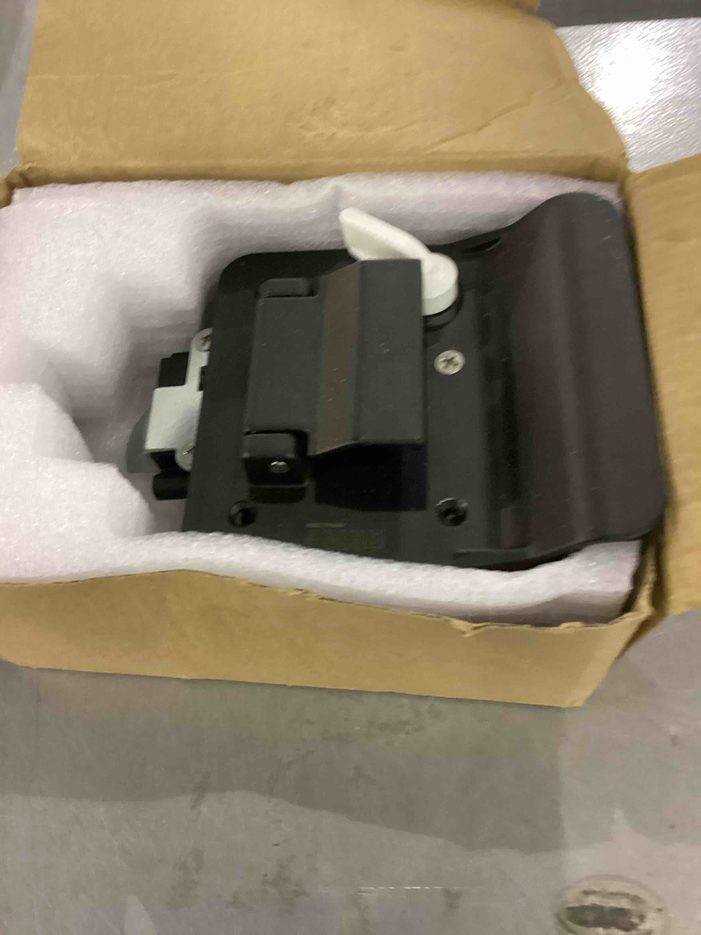 MKING Upgraded RV Door Latch, RV Entry Door Lock, Trailer Door Lock, Zinc Alloy Camper Door Lock, RV Door Lock, RV Travel Trailer Entry Door Latch with Paddle Deadbolt, Black