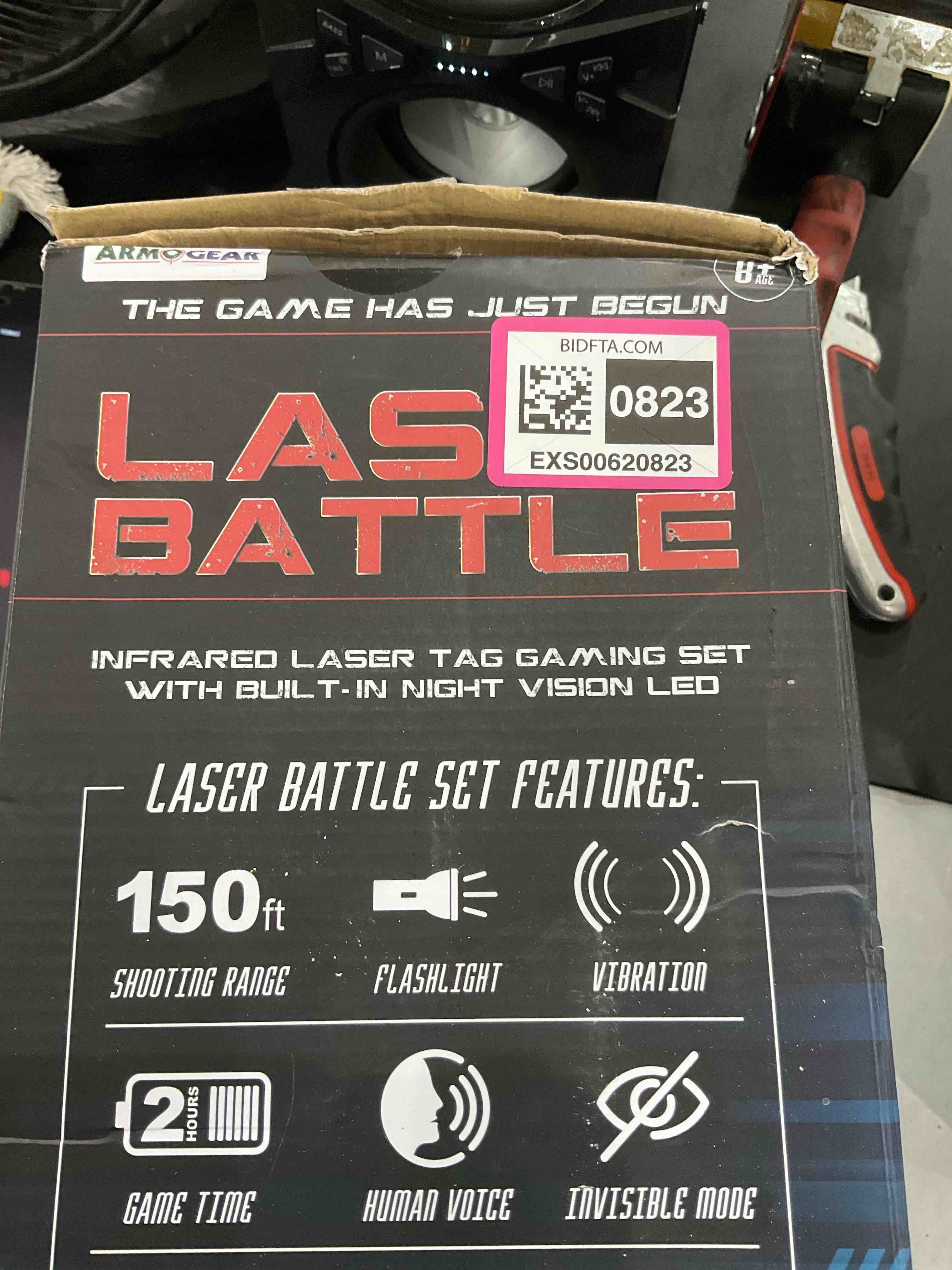 ArmoGear Laser Tag – Laser Tag Guns with Vests Set of 4 – Multi Player Lazer Tag Set for Kids Toy for Teen Boys & Girls – Outdoor Game for Kids, Adults and Family – Ages 8+