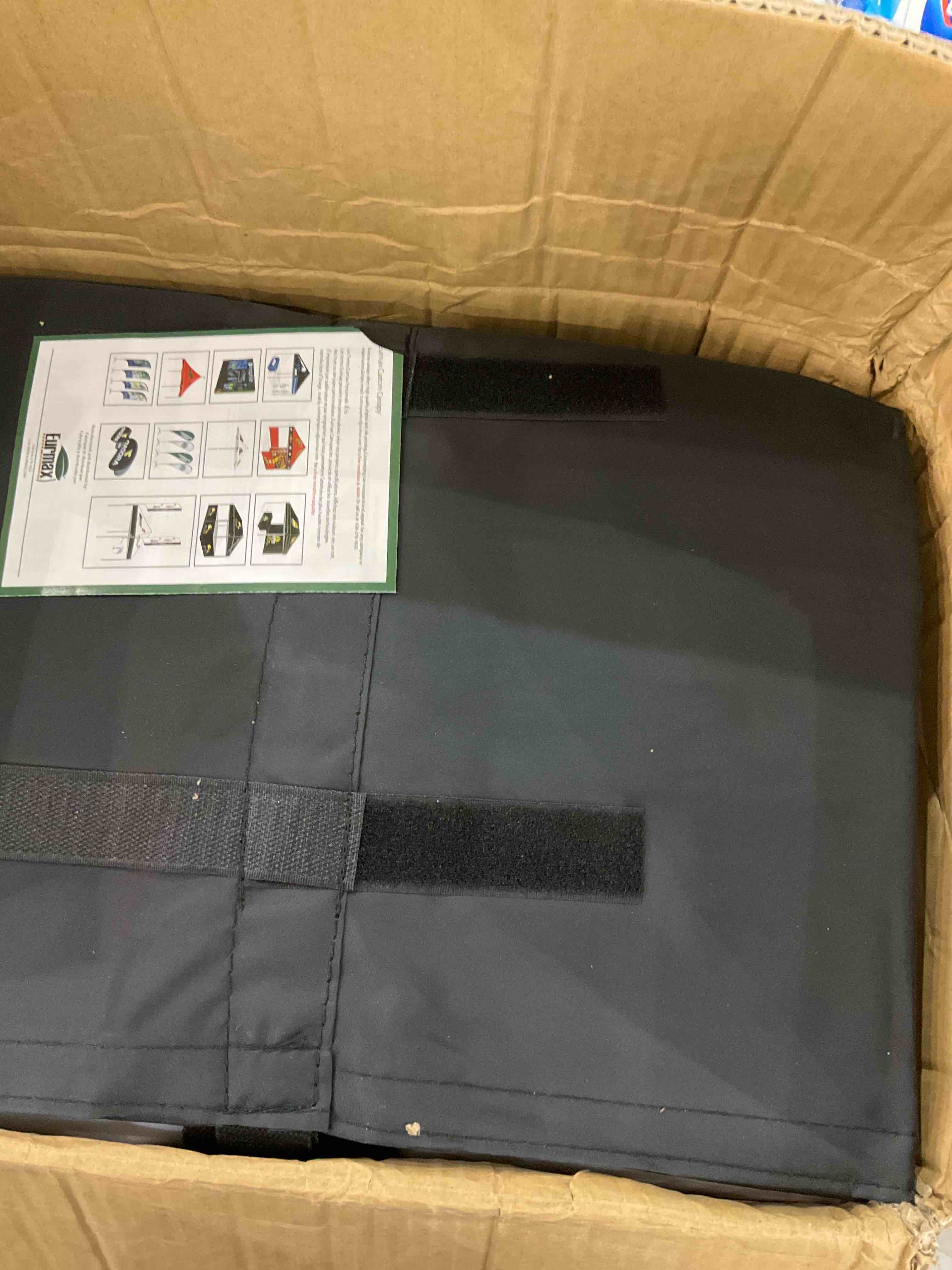 Eurmax USA 10x20 Pop Up Canopy Replacement Canopy Tent Top Cover, Instant Ez Canopy Top Cover ONLY, Choose 30 Colors,Bonus 4PC Pack Canopy Weight Bag (White)