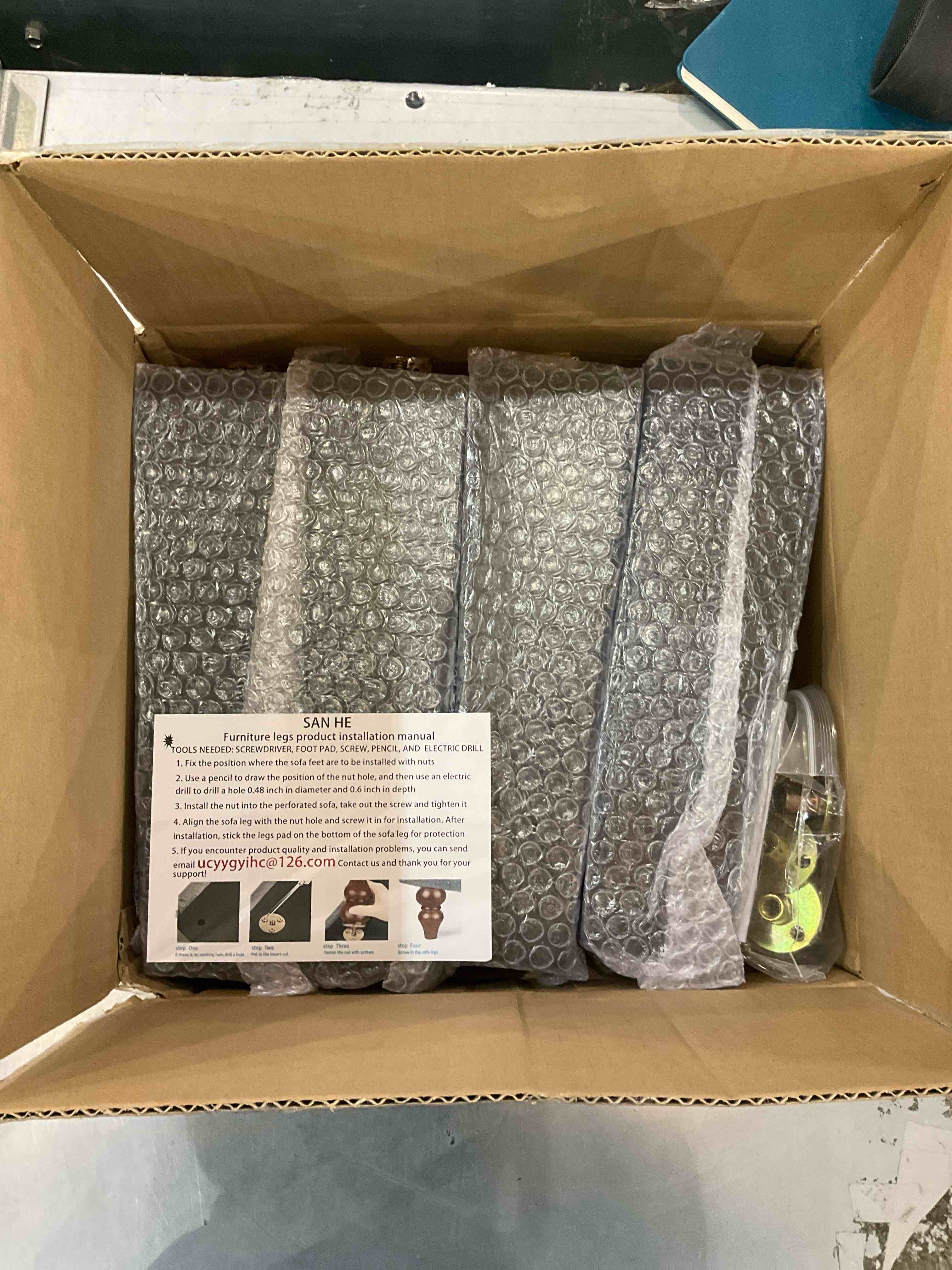 Wood Furniture Legs Black, Couch Legs 10 inch ,Sofa Legs Set of 4,Replacement Coffee Table Legs, Chair Legs and Bed Legs for Furniture or DIY Projects. Natural Wood Grain on The Surface