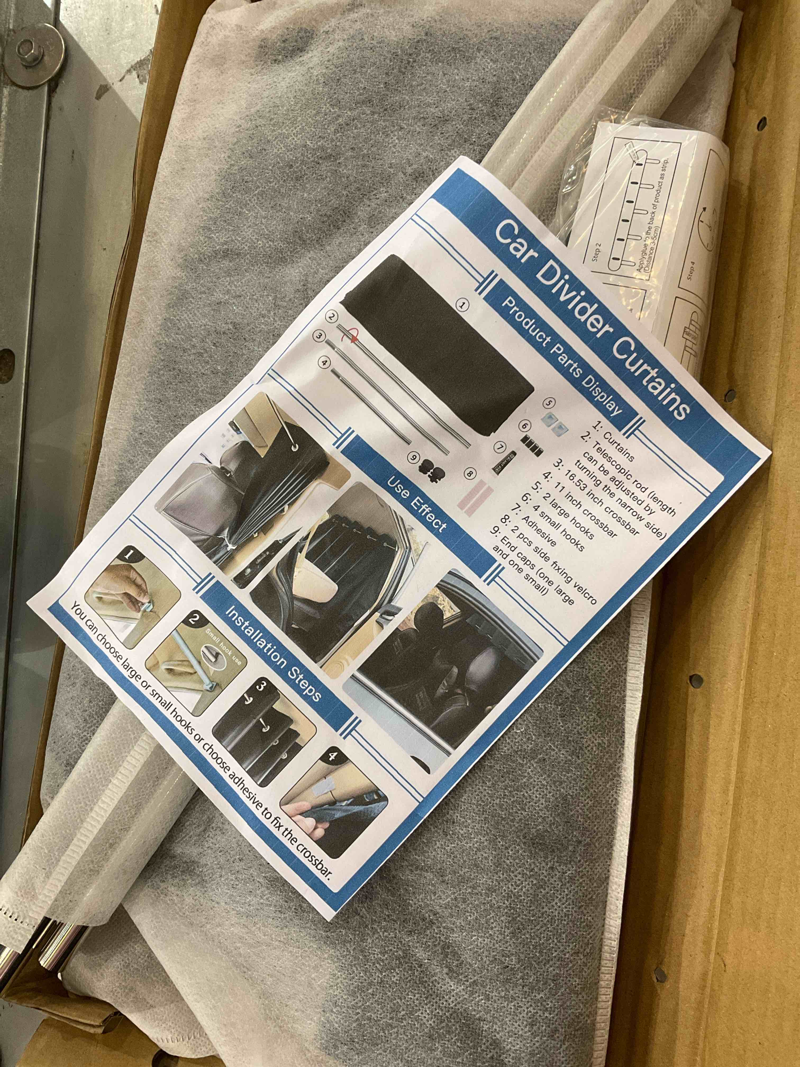 car divider curtains