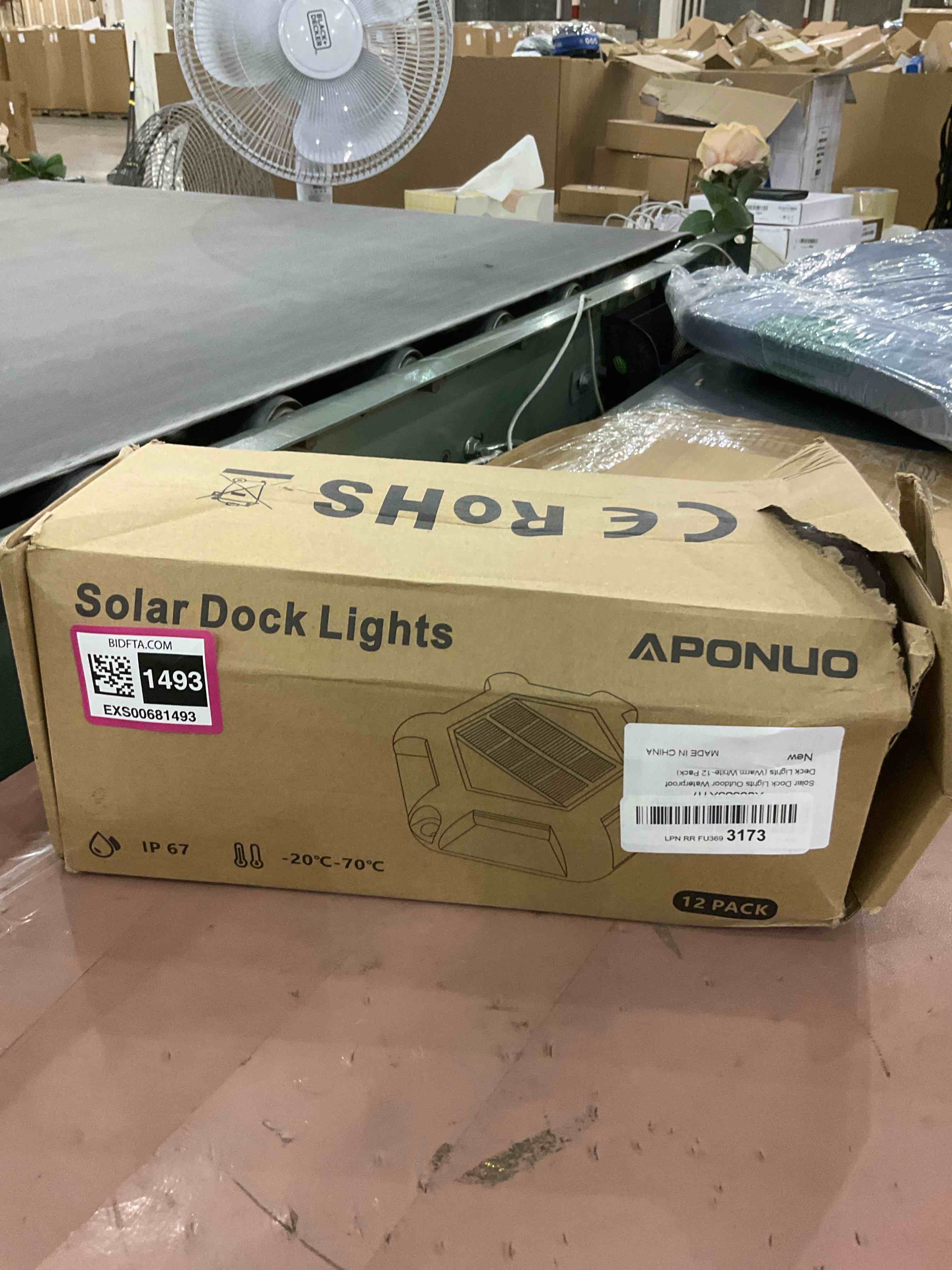 APONUO Solar Dock Lights 12 PACK