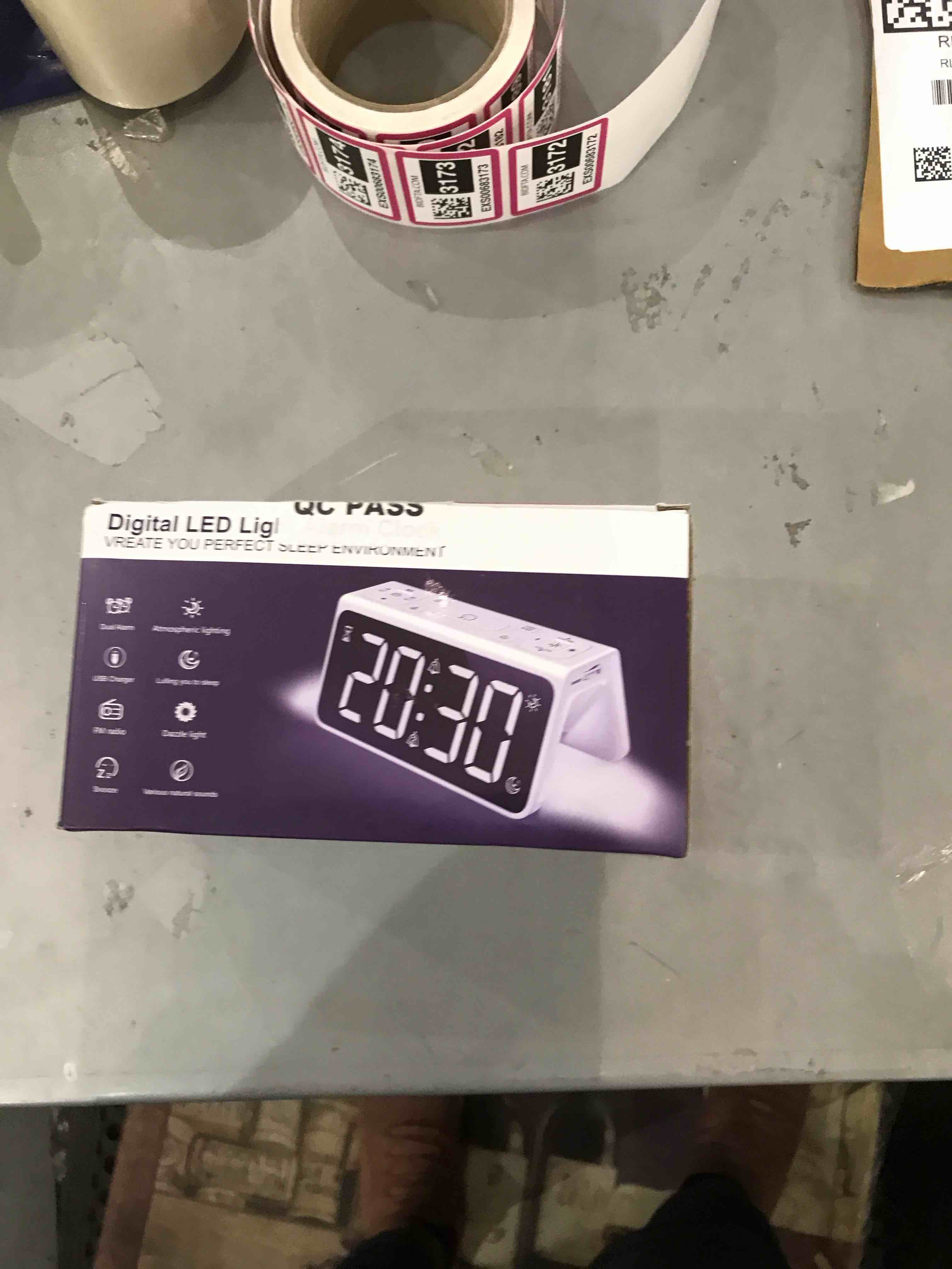 digital led alarm clock