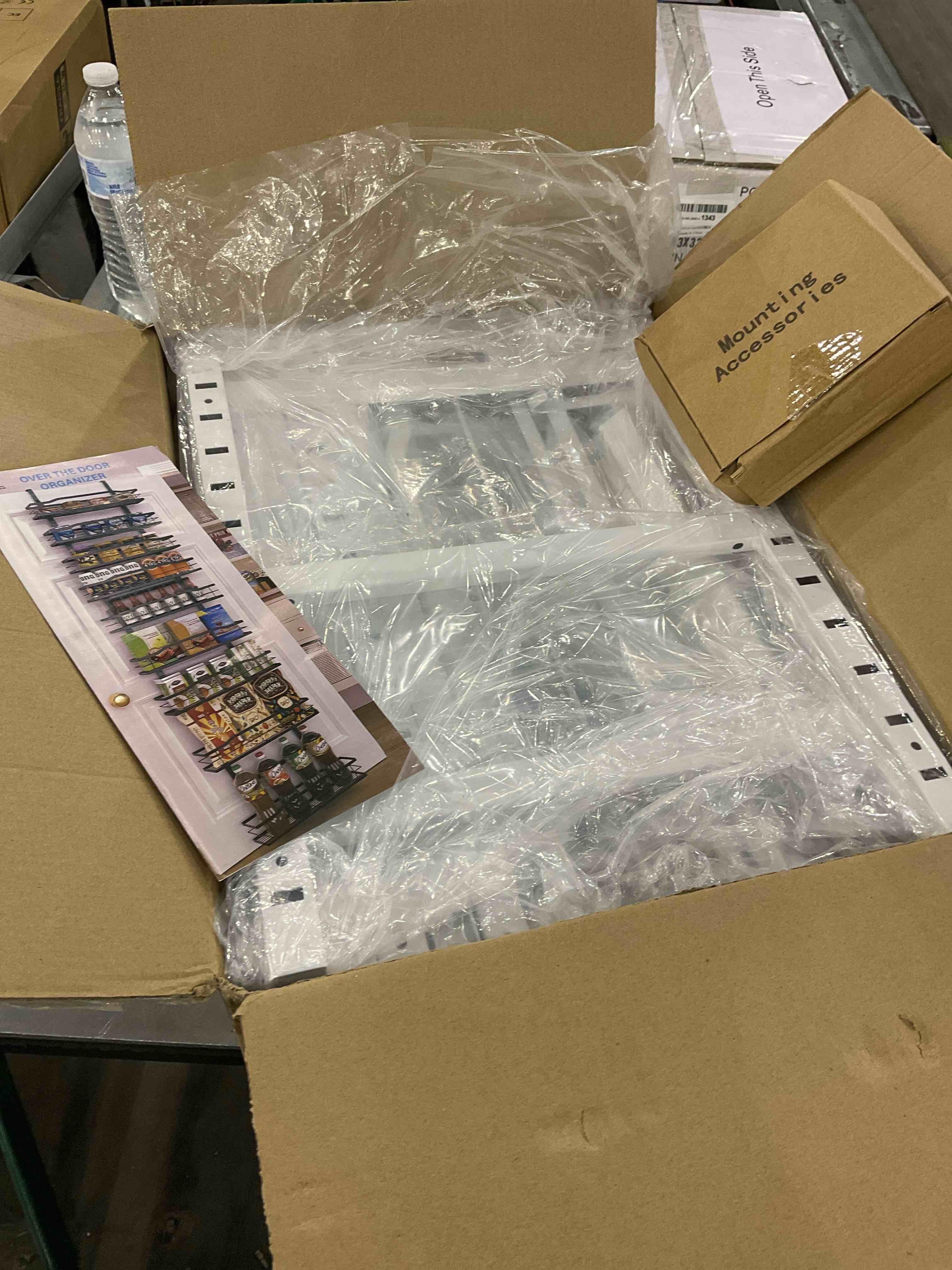 Moforoco White 9-Tier Over The Door Pantry Organizer, Pantry Organization And Storage, Metal Hanging Spice Rack Shelves Door, Home & Kitchen Essentials, Laundry Room Bathroom Organization