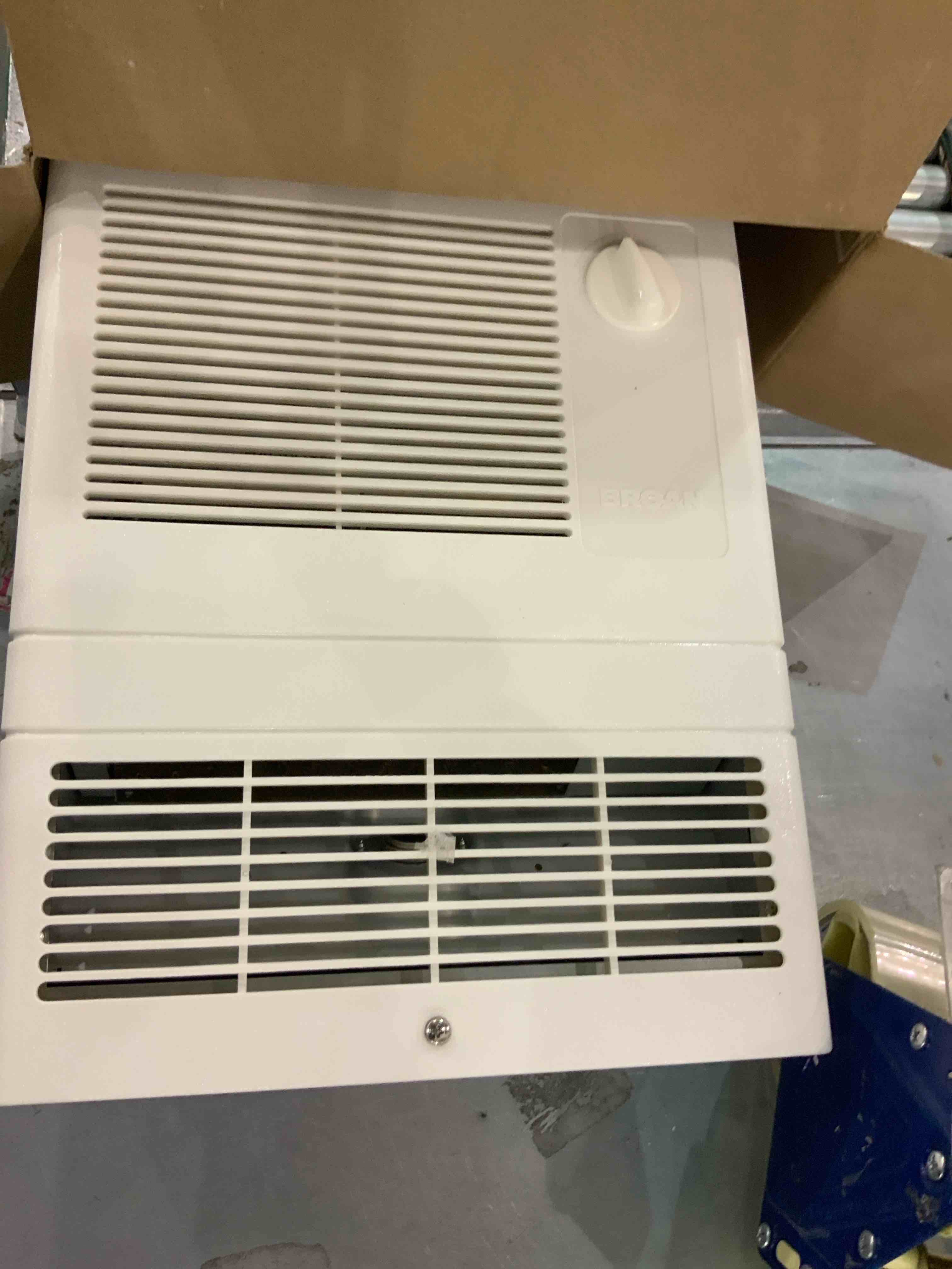 Broan-NuTone 9810WH High Capacity Wall Heater, White Grille, 1000-Watts, 120/240V