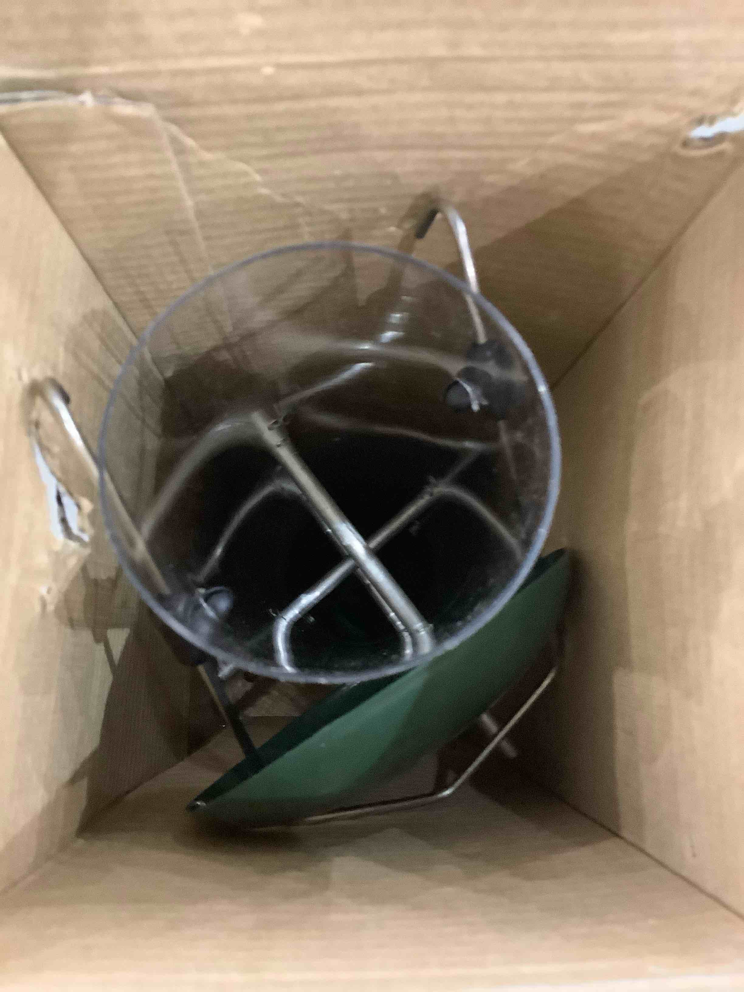 Gray Bunny Bird Feeders for Outdoors Hanging, 8 Port, Metal Finch Bird Feeder, Thistle & Nyjer Feeder, Chew Proof, Great for Wild Bird - Green