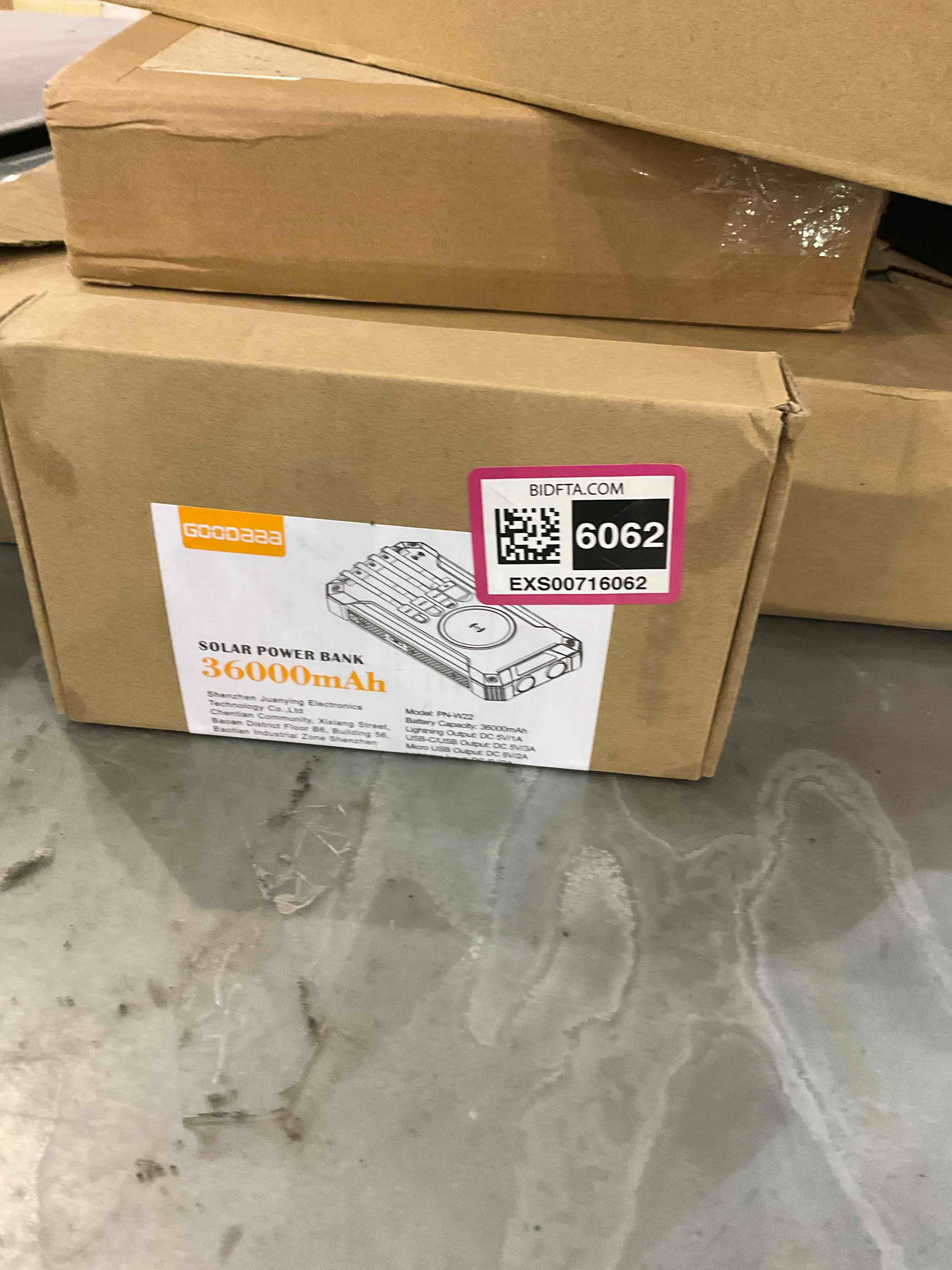 Goooaaa SOLAR POWER BANK 36000mAl