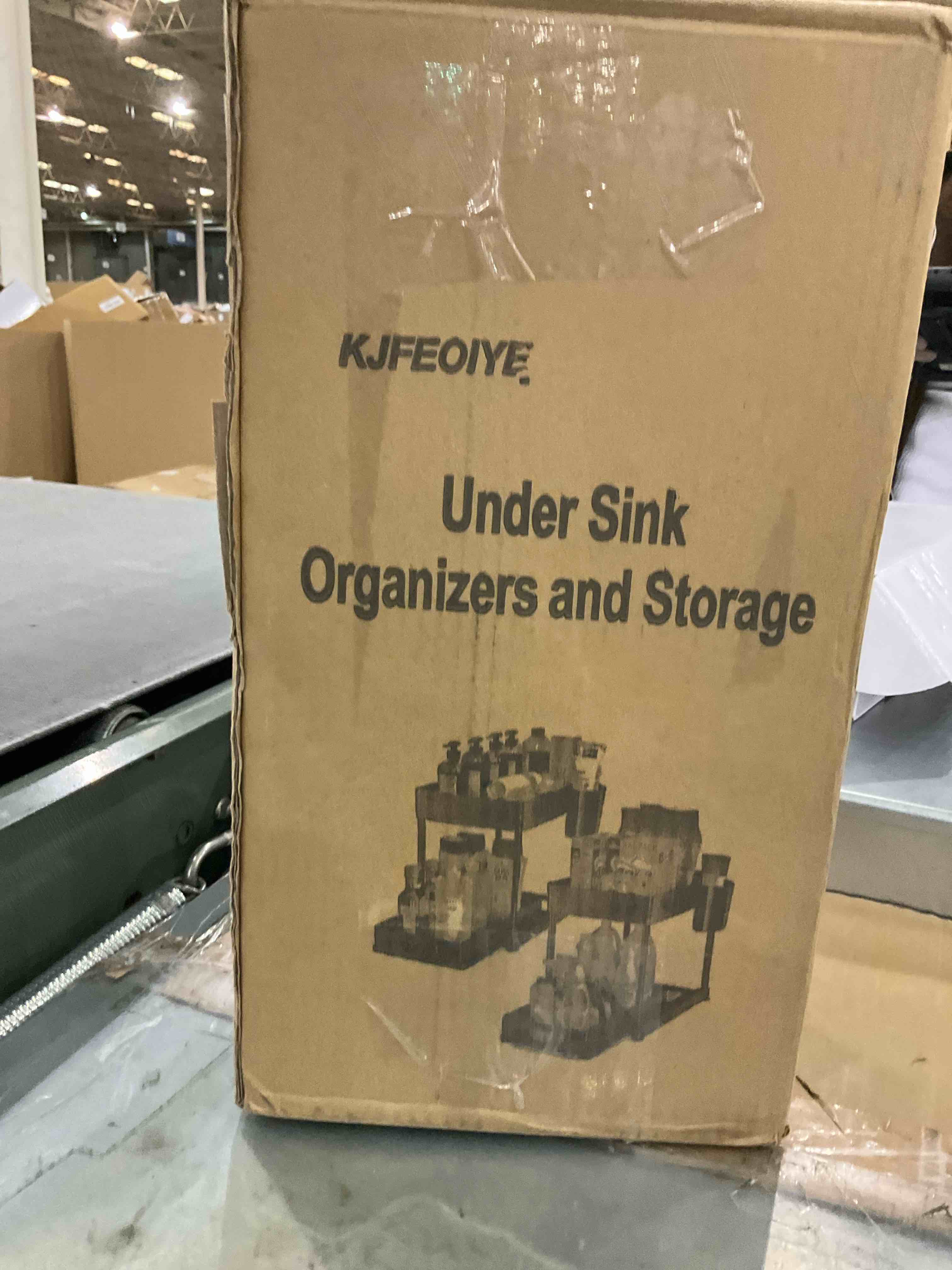 Under Sink Organizers and Storage, 2 Pack Large Capacity Heavy Load Pull-out Under Sink Shelves with Sliding Drawer for Kitchen and Bathroom, White