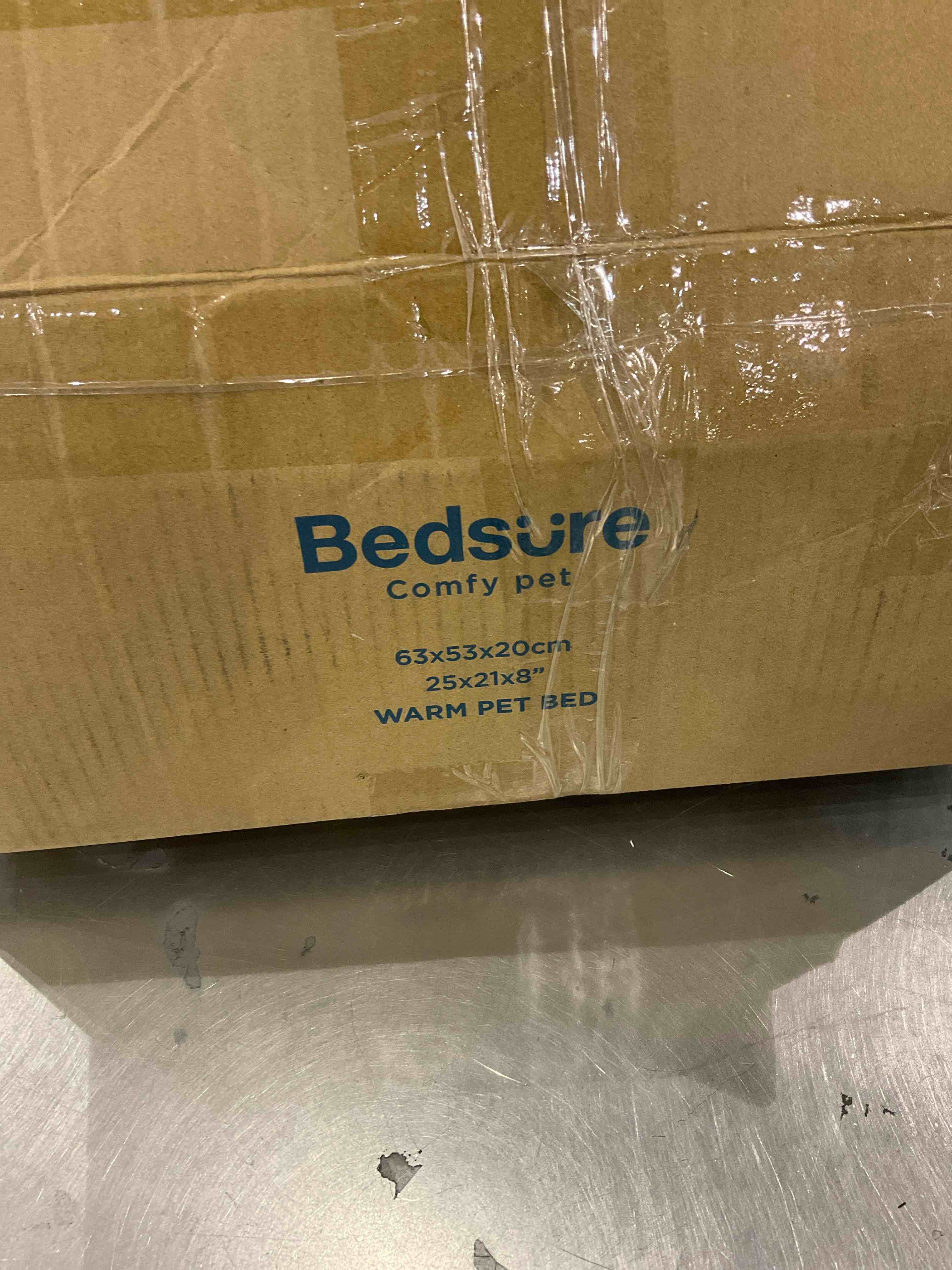 Bedsure Small Dog Bed for Small Dogs Washable - Round Cat Beds for Indoor Cats, Round Pet Bed for Puppy and Kitten with Slip-Resistant Bottom, 25 Inches, Grey