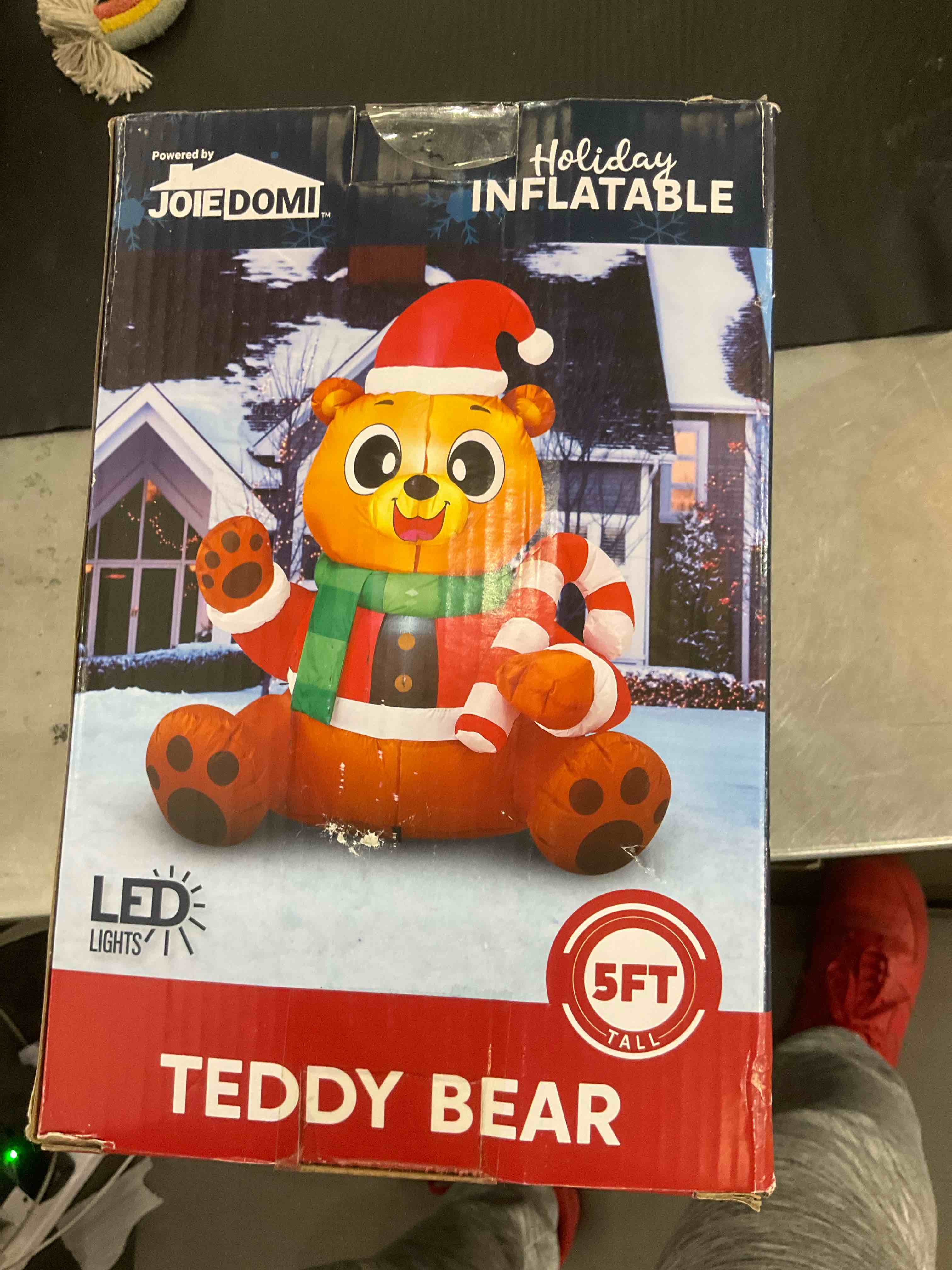 Holiday INFLATABLE teddy bear