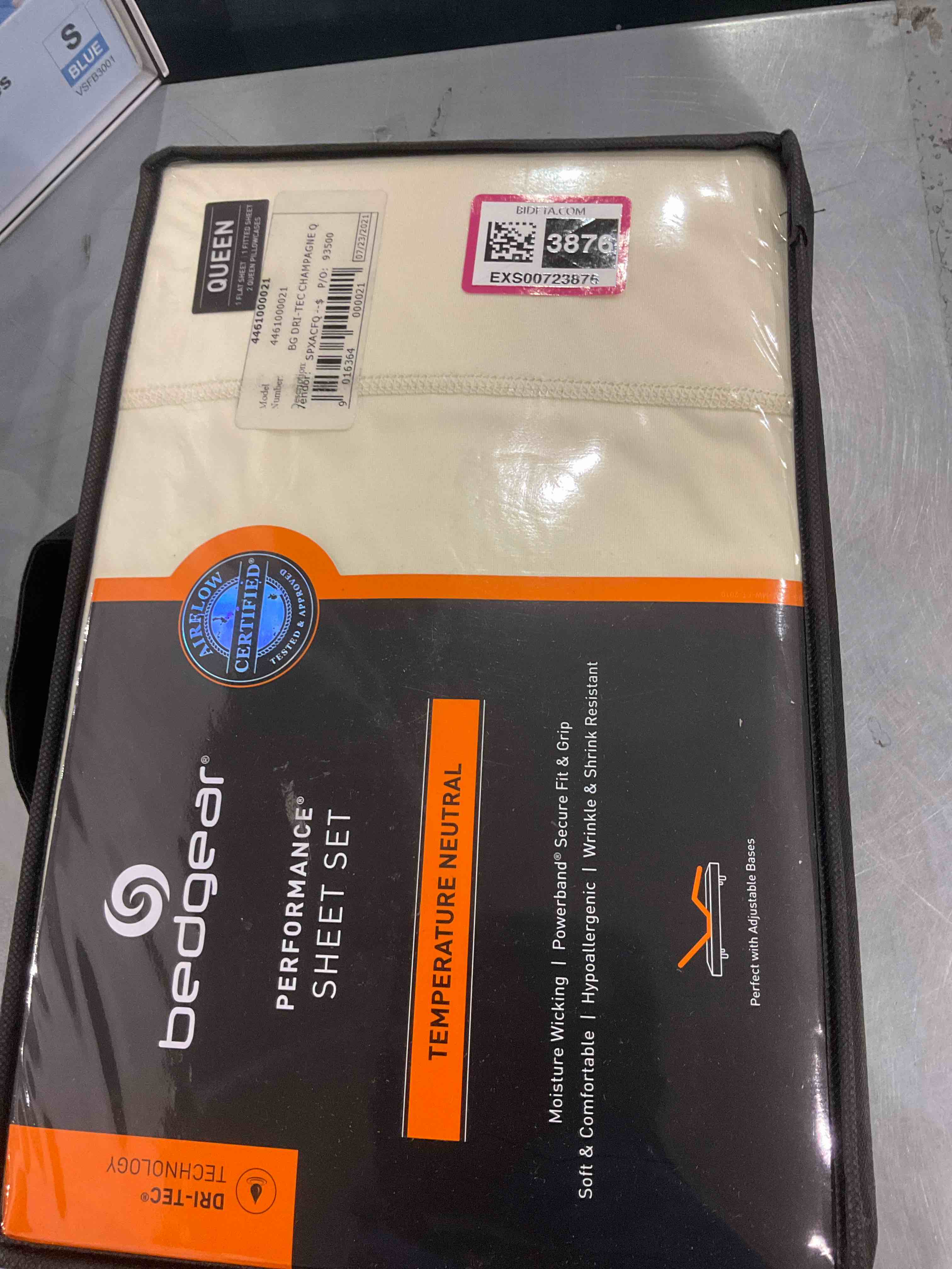bedgear performance sheet set queen