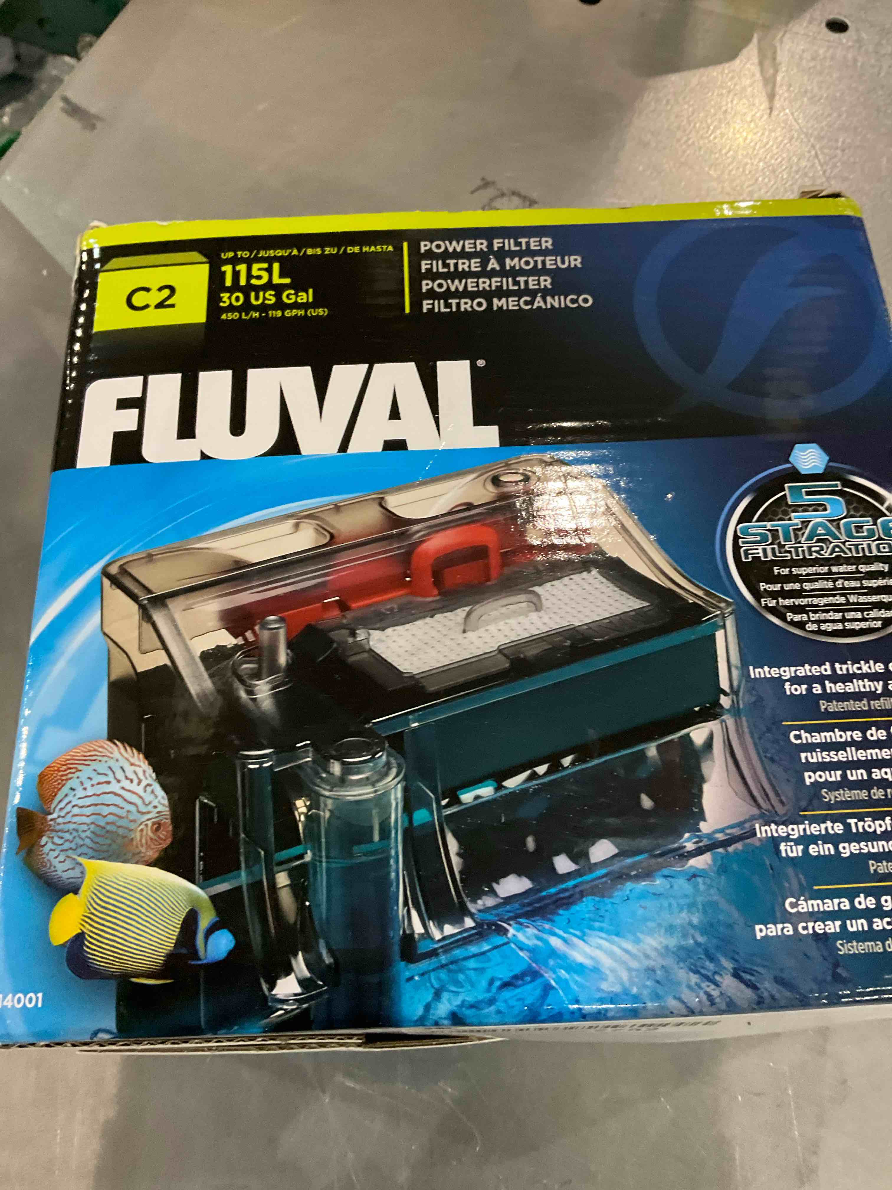 fluval power filter 115L 30 gallon 