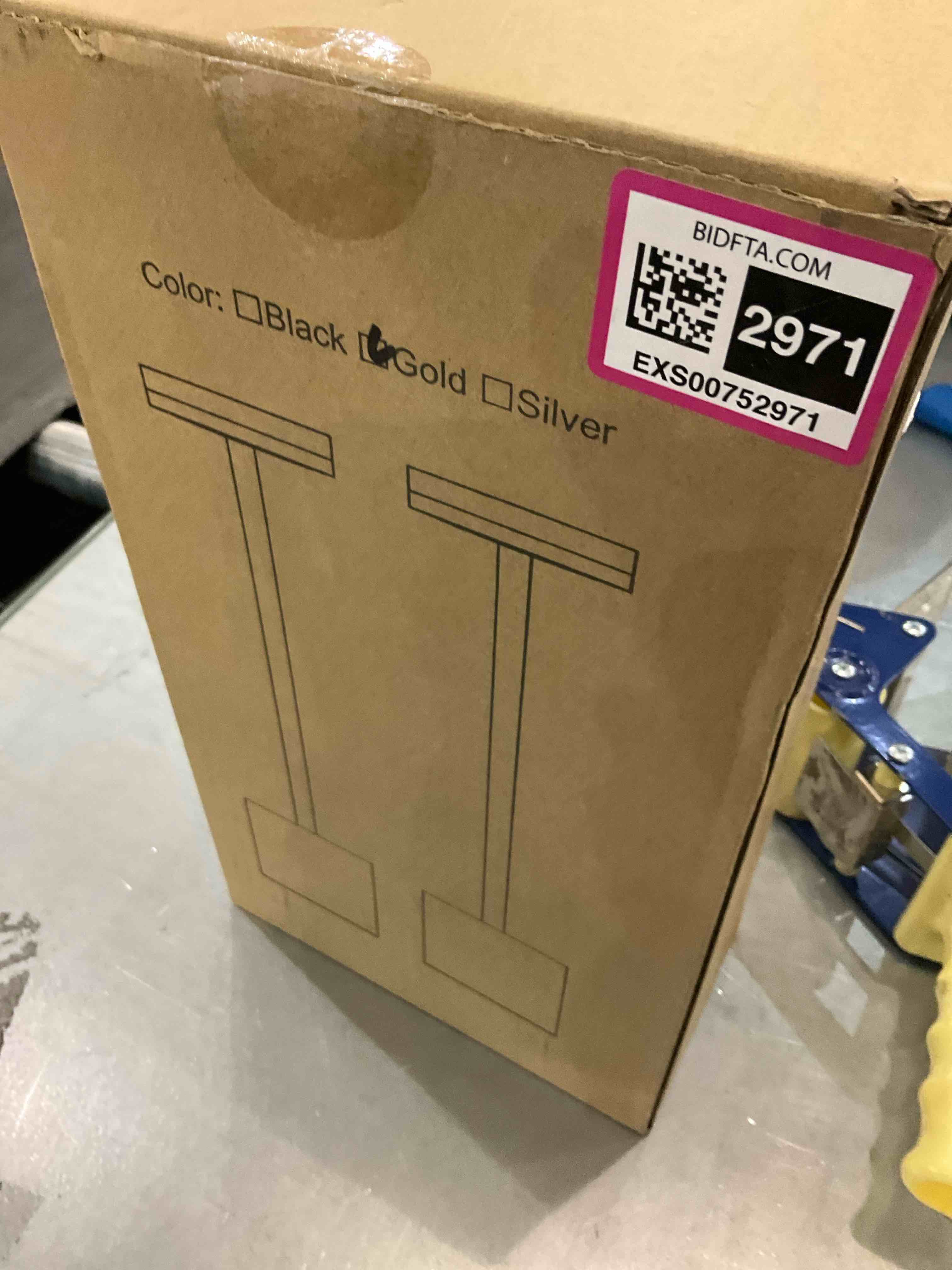 rechargeable desk lamp with charging ports gold 2 pieces