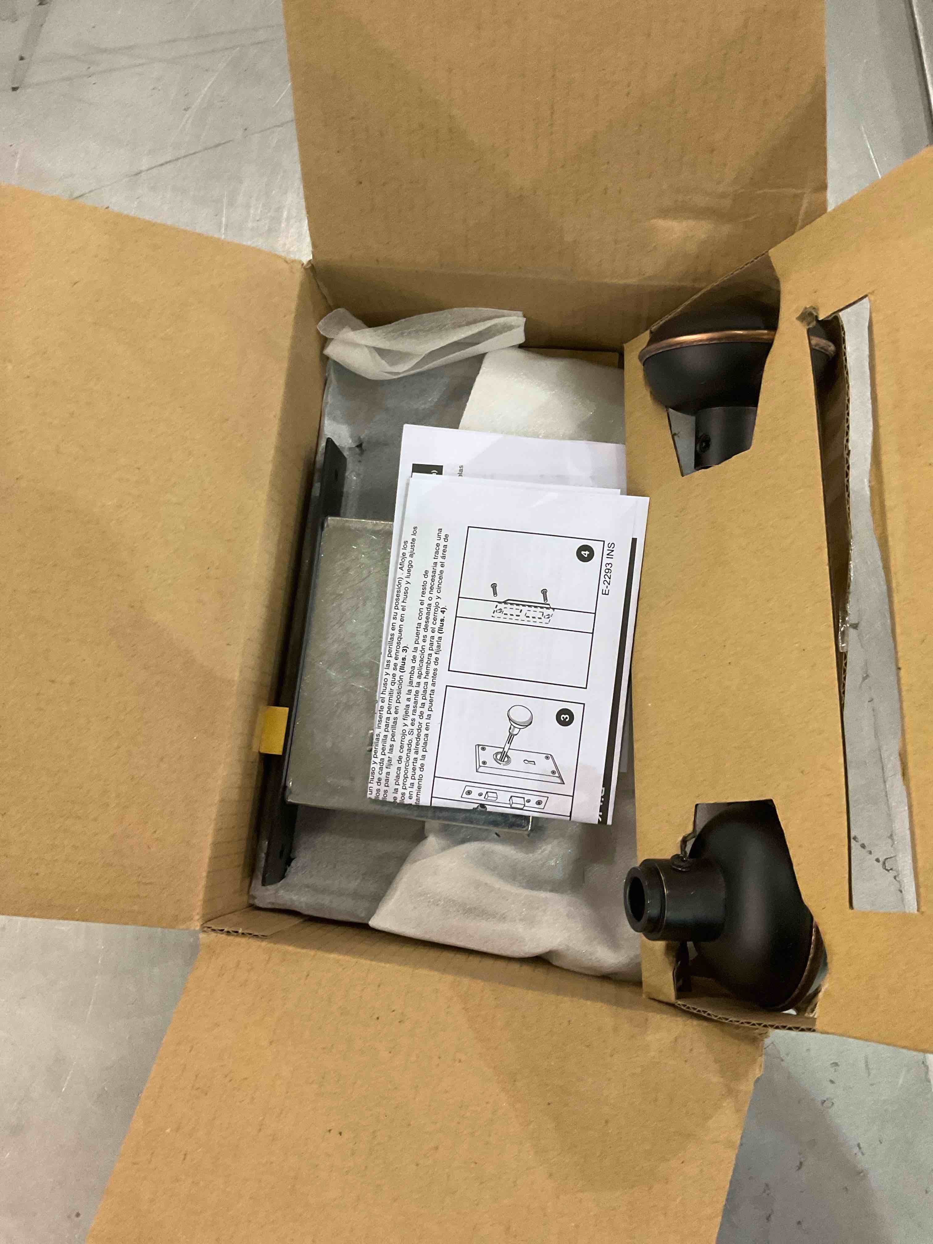 newliplace Mortise Lock Set for Interior/Exterior Door, Vintage Door Knob with Lock and Skeleton Key, Oil Rubbed Bronze Door Lock