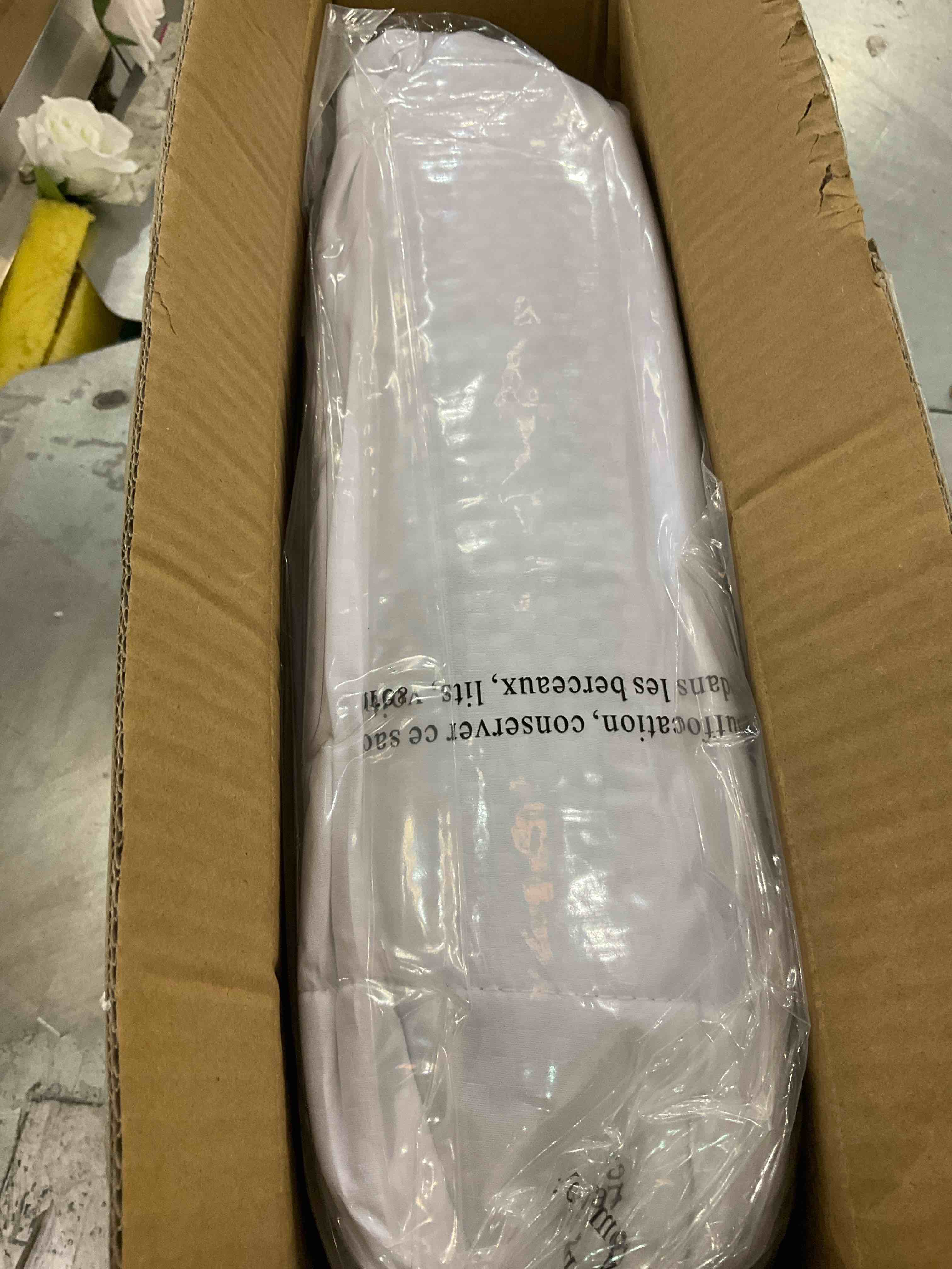 MATBEBY Bedding Quilted Fitted Full Mattress Pad Cooling Breathable Fluffy Soft Mattress Pad Stretches up to 21 Inch Deep, Full Size, White, Mattress Topper Mattress Protector