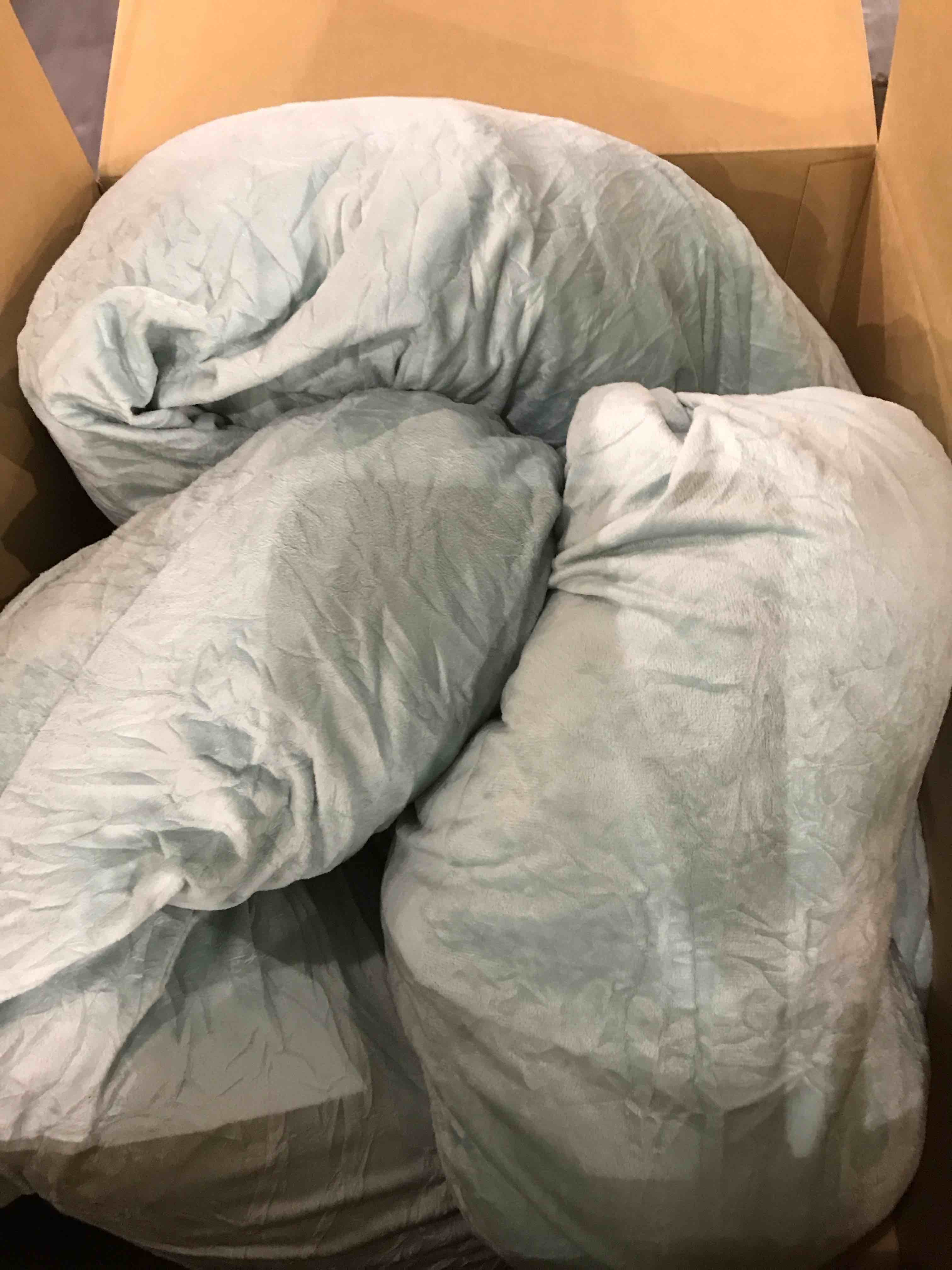 sea foam green pregnancy pillow