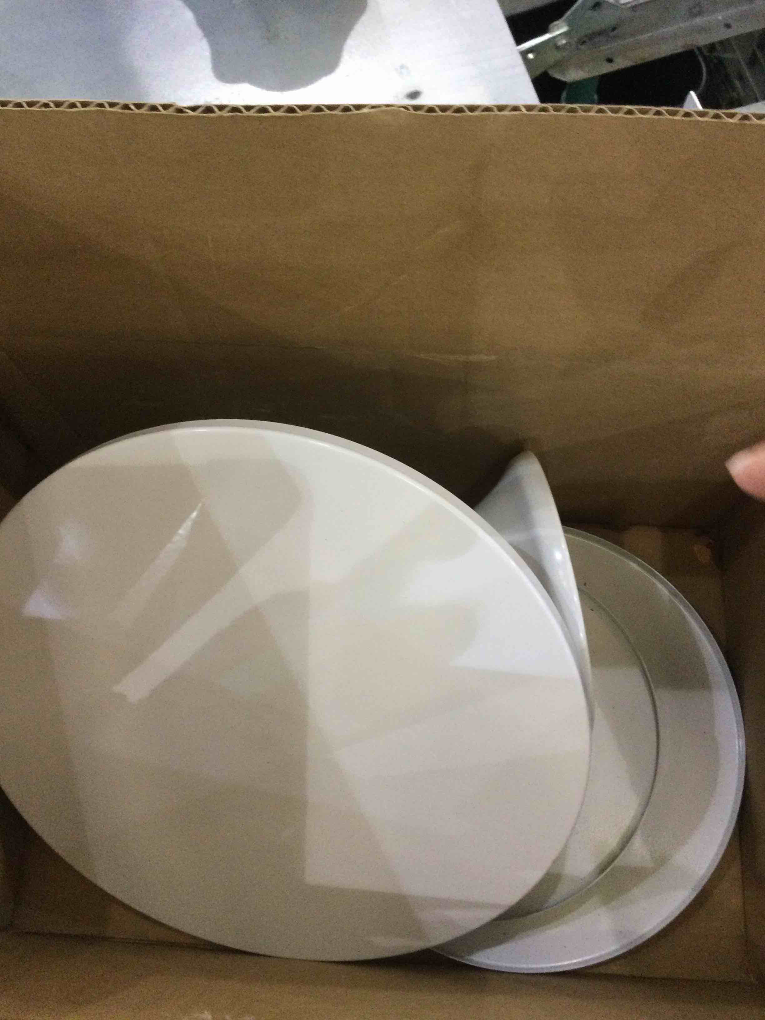 PNBO 3pcs Round Cake Stands - White Small Cake Stand Set - Cake Display Stands for Dessert Table - Cake Plate for Weddings,Graduation Ceremonies, Birthday Parties, Anniversaries,Family Gatherings