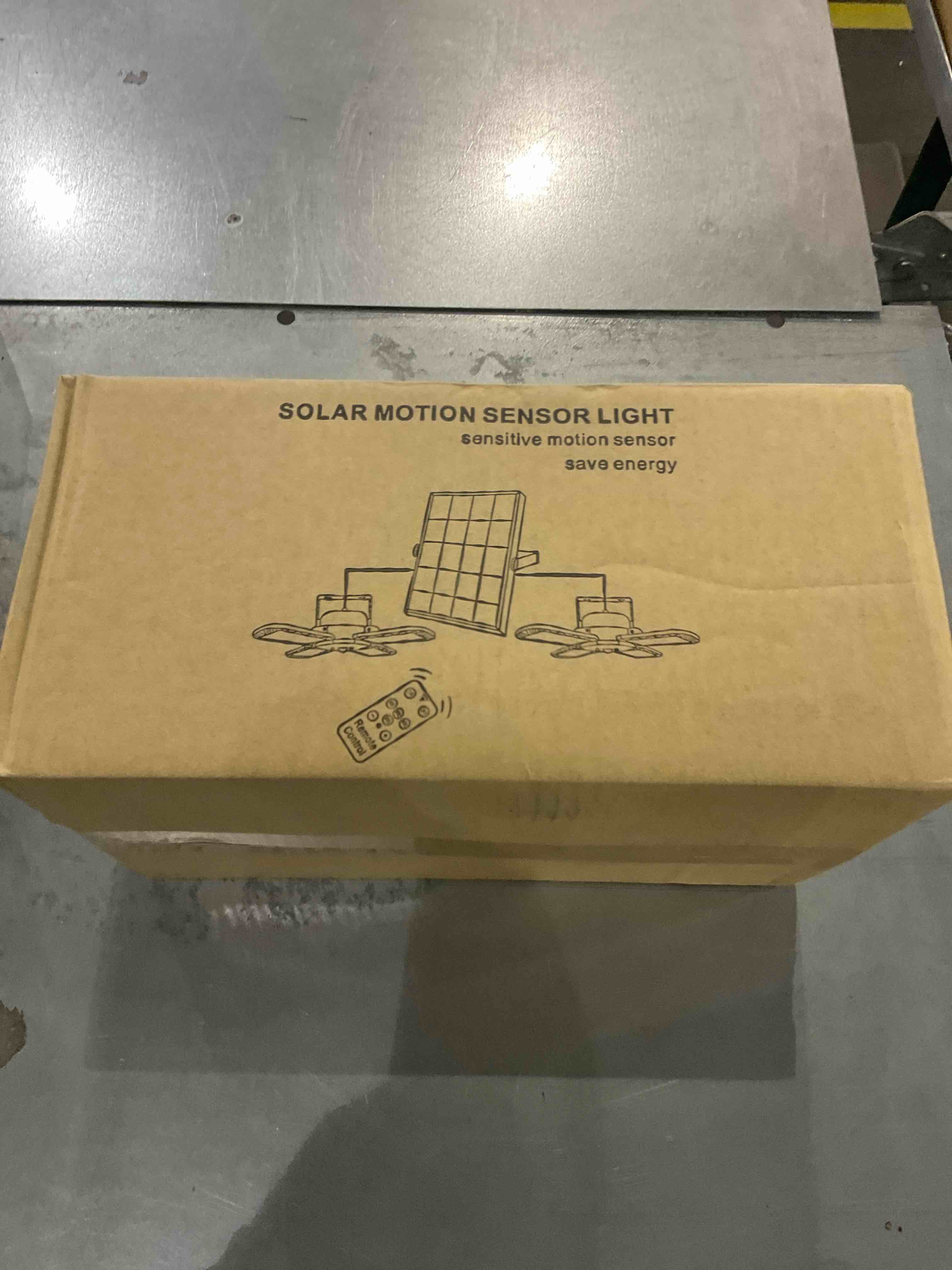 solar motion sensor light