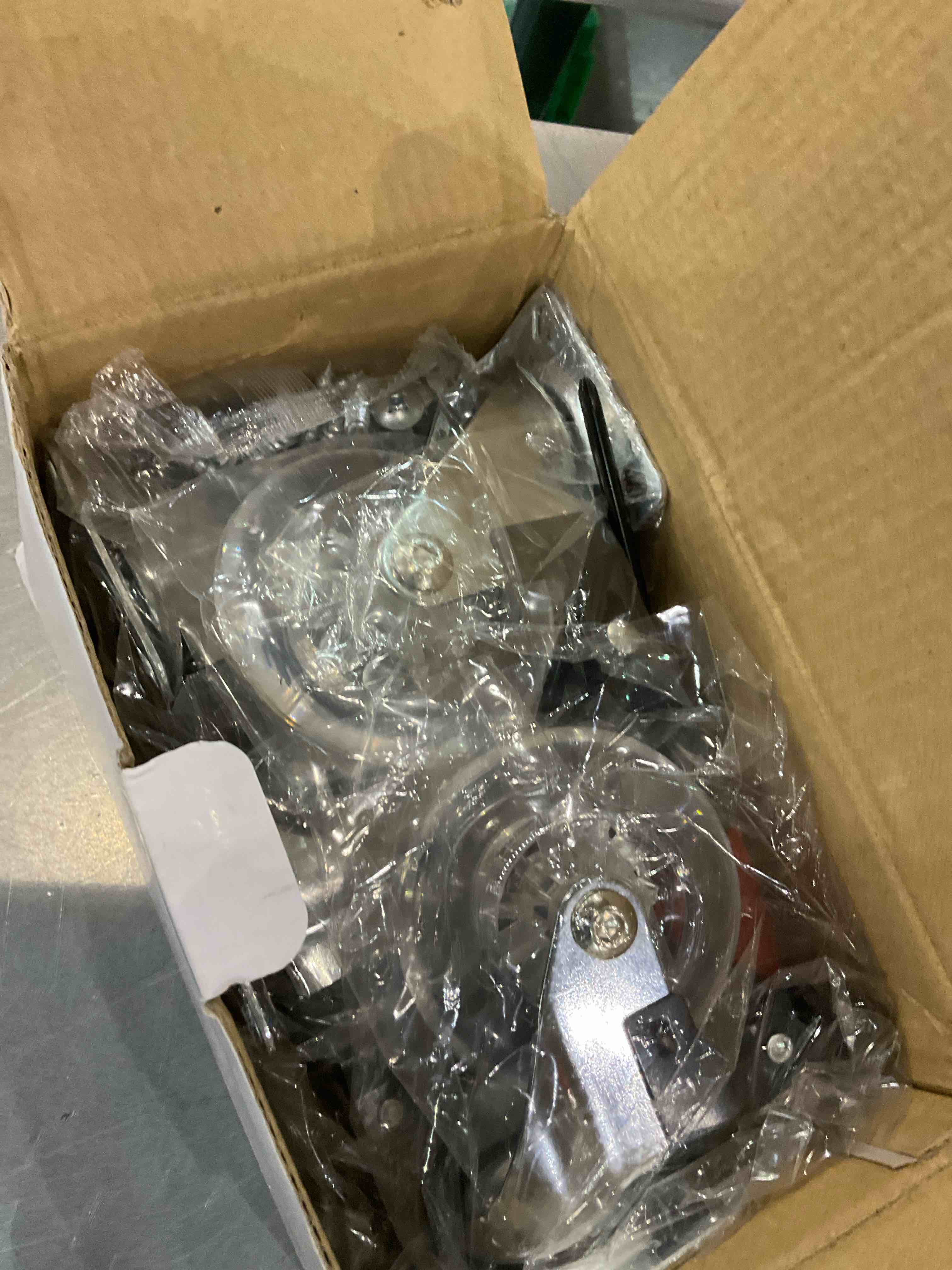 Swivel Wheels for Furniture, 3 Inch Heavy Duty Casters Set of 4, Crystal Clear Polyurethane Rolling Furniture Casters with 360 Degree Plate for Cabinet,Ottoman,Bench (3",4 Brake)