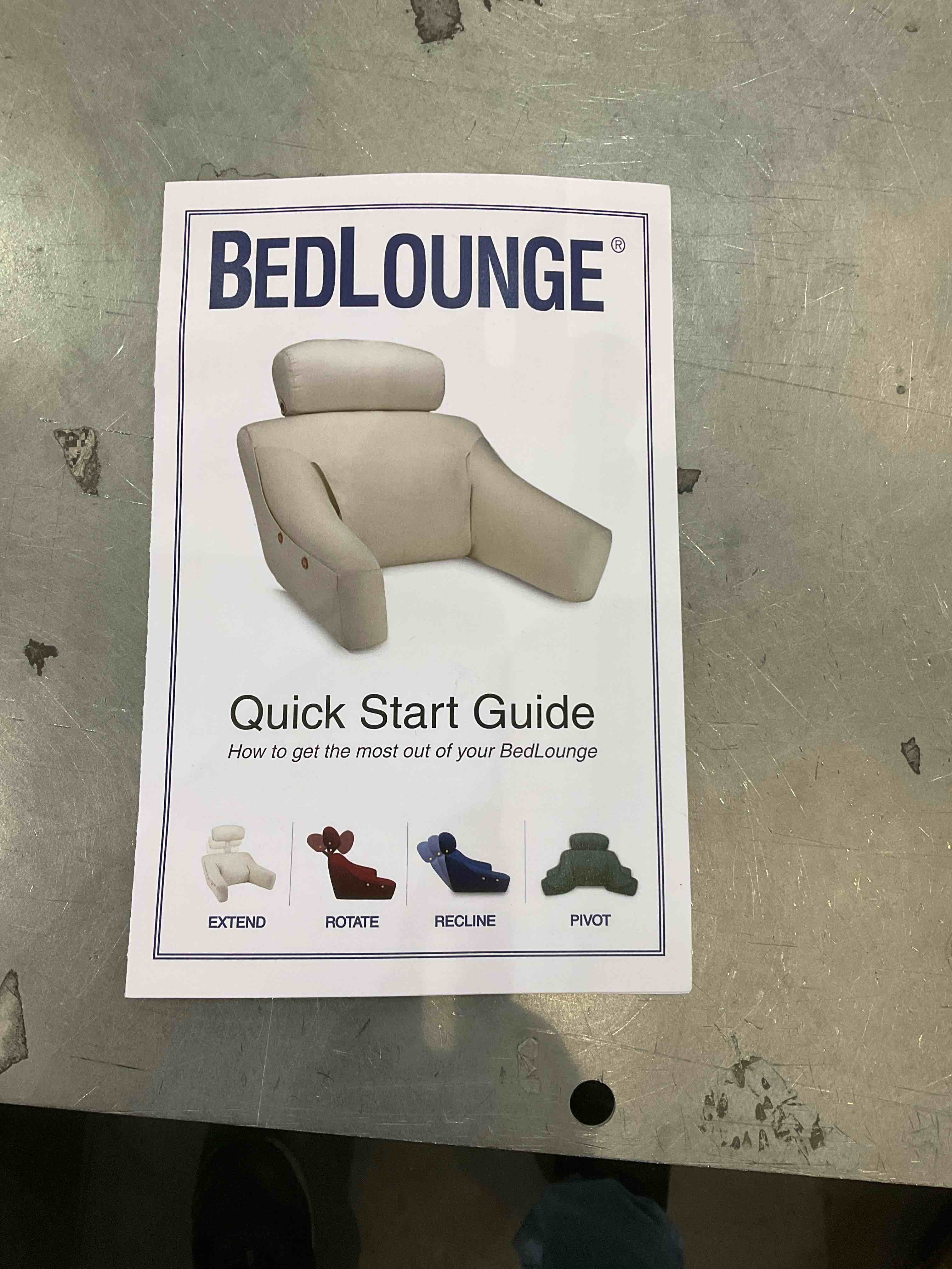 BEDLOUNGE RECLINER WITH ARMS.