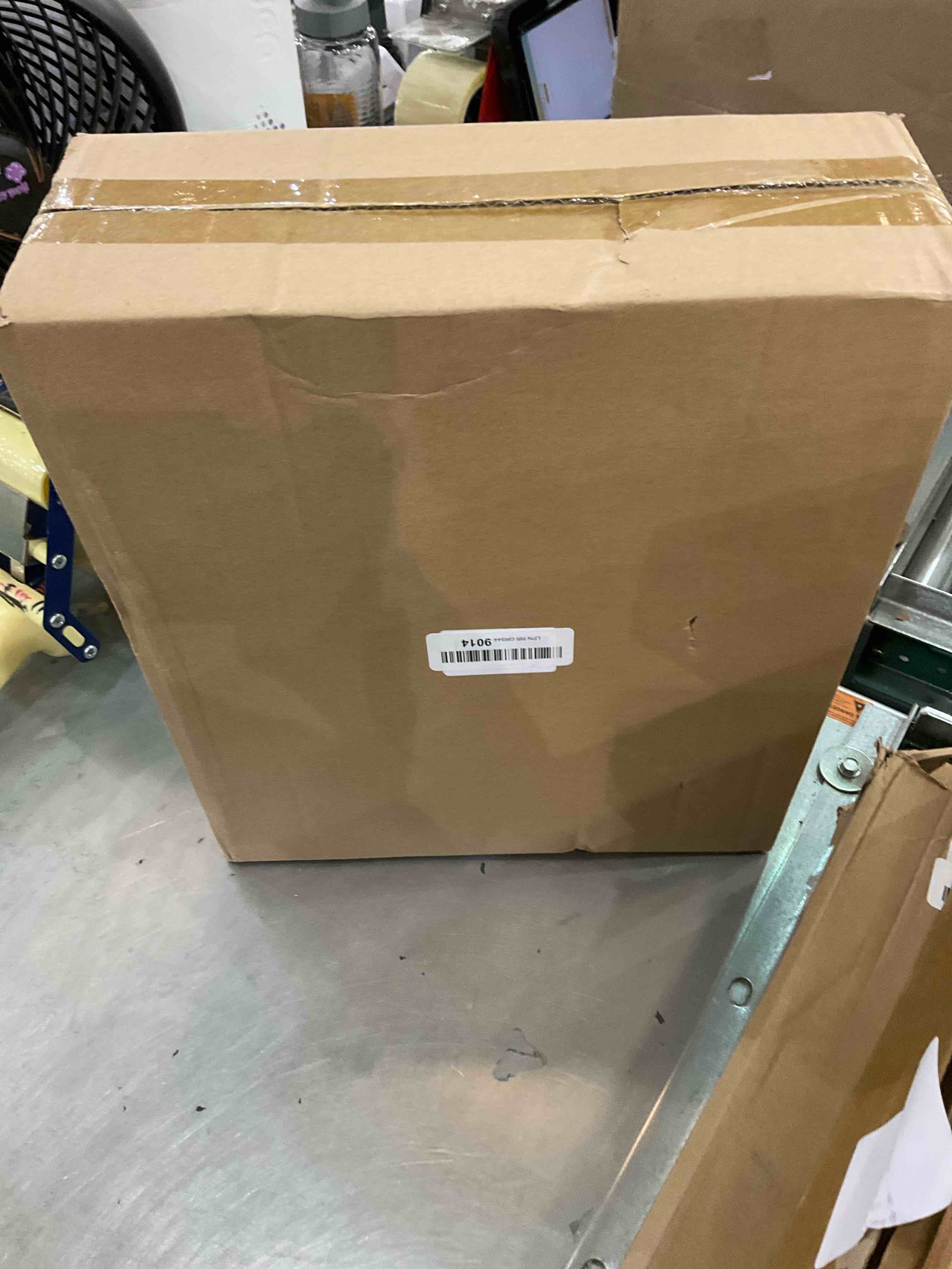 treelen Shower Caddy Hanging over Shower 