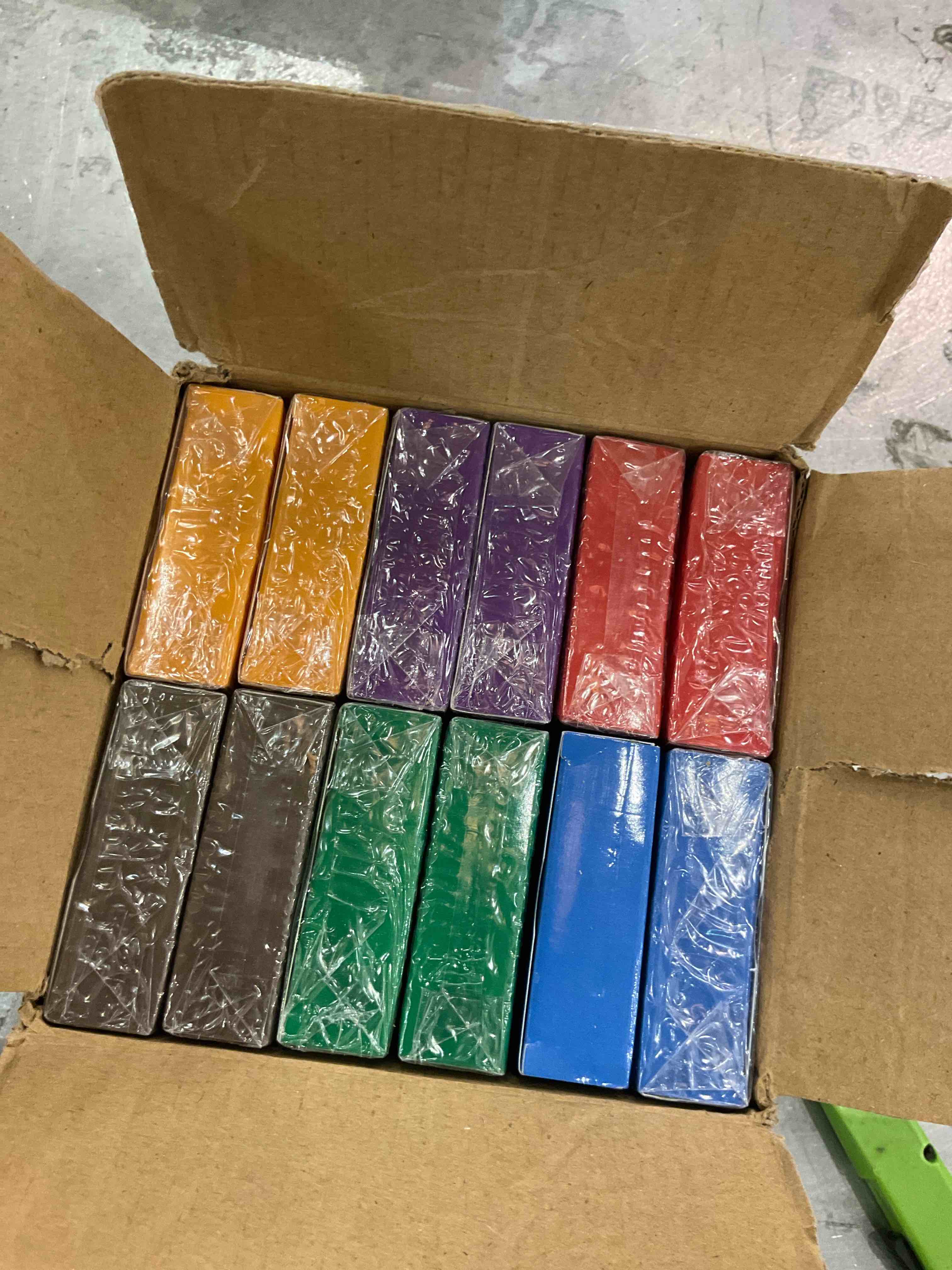 TSB Jumbo Index Bridge Cards Pack of 12 Decks - 6 Colors Jumbo Print Bridge Playing Cards - with Single Box for Easy Storage(12 Decks in 6 Colors)