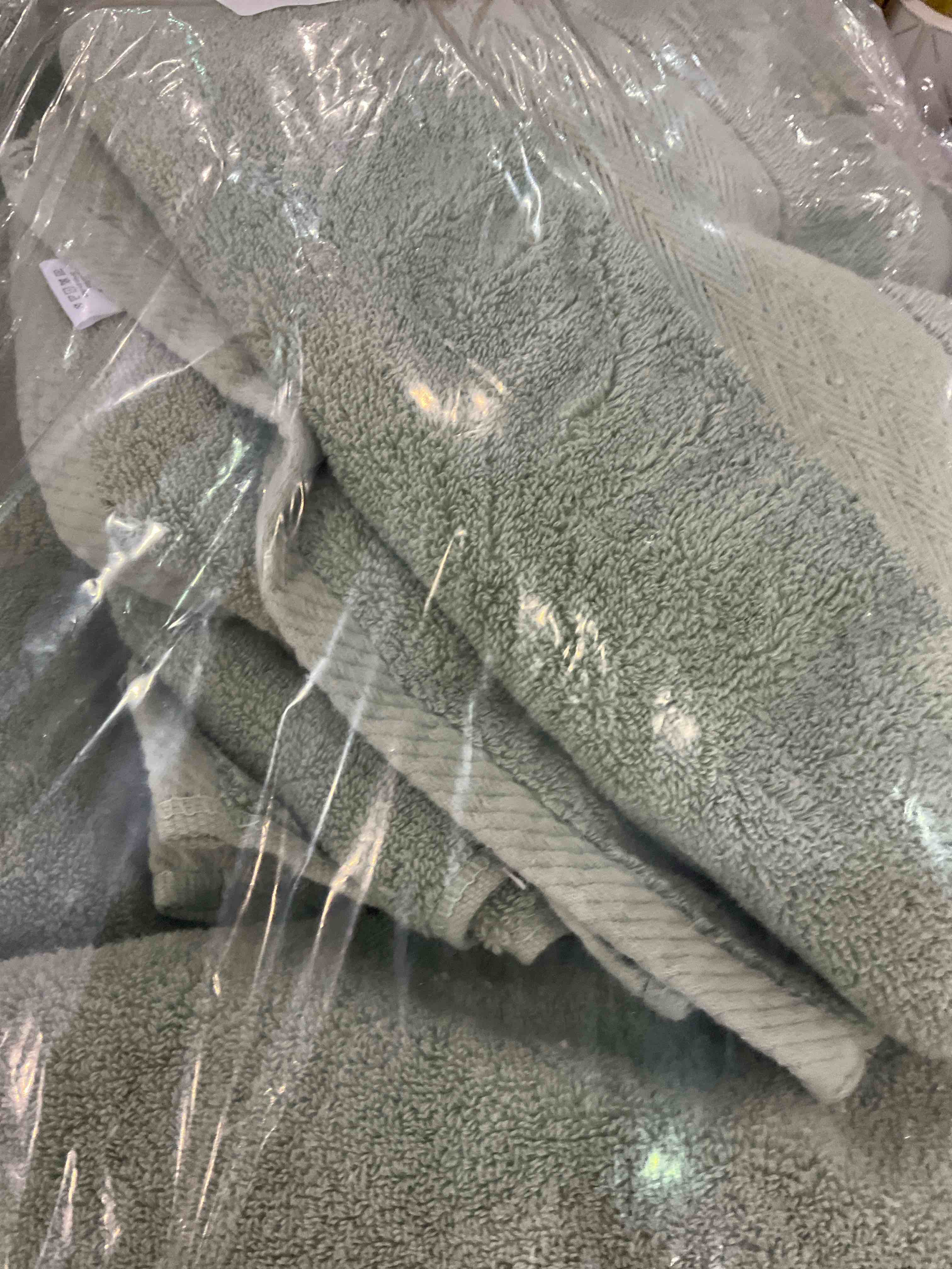 COZYART Sage Green Bath Towels Set for Bathroom Turkish Cotton Thick Soft Absorbent Durable 650 GSM Towel Set of 6, 2 Large Bath Towels, 2 Hand Towels, 2 Washclothes