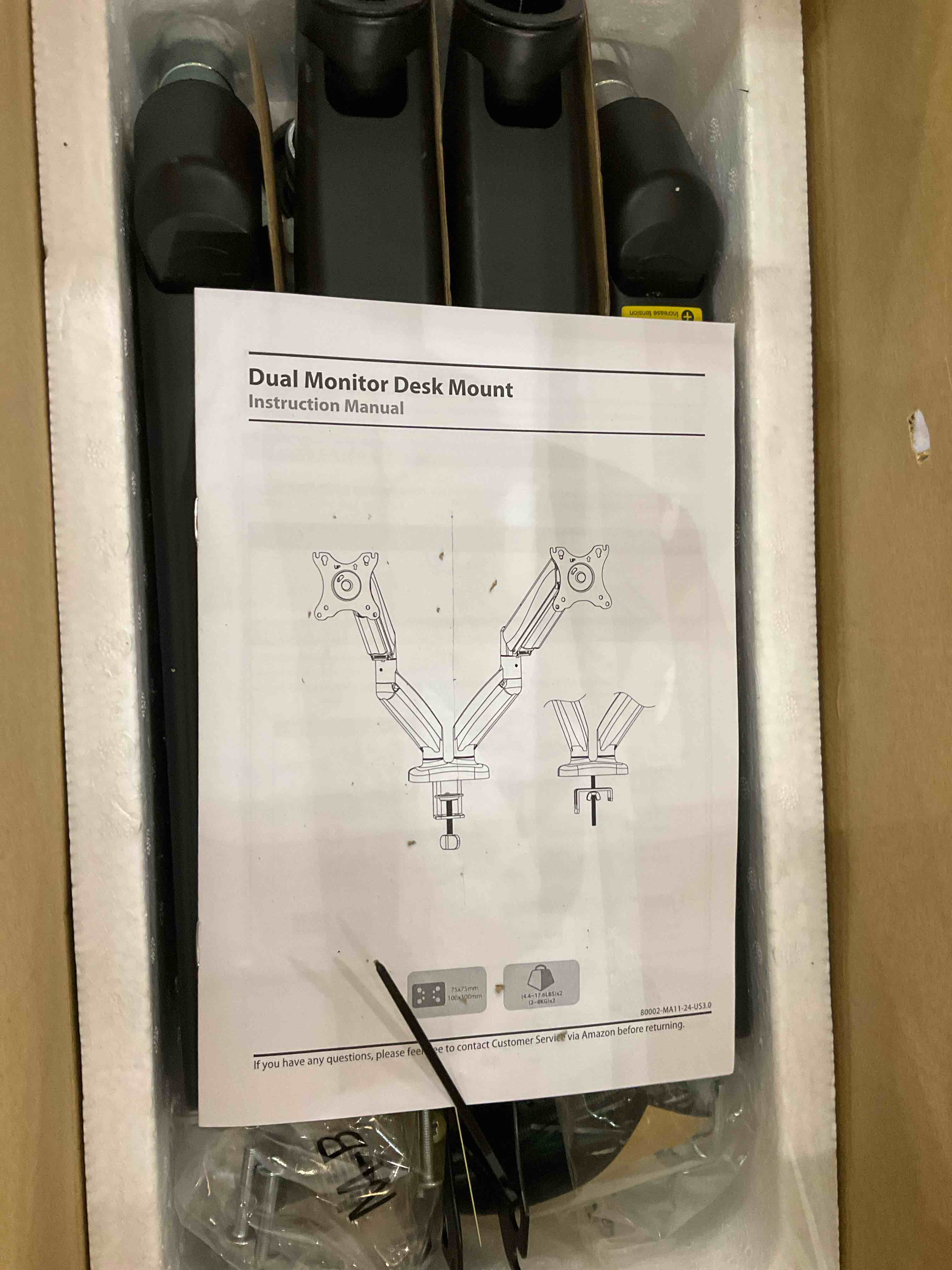Dual Monitor Desk Mount