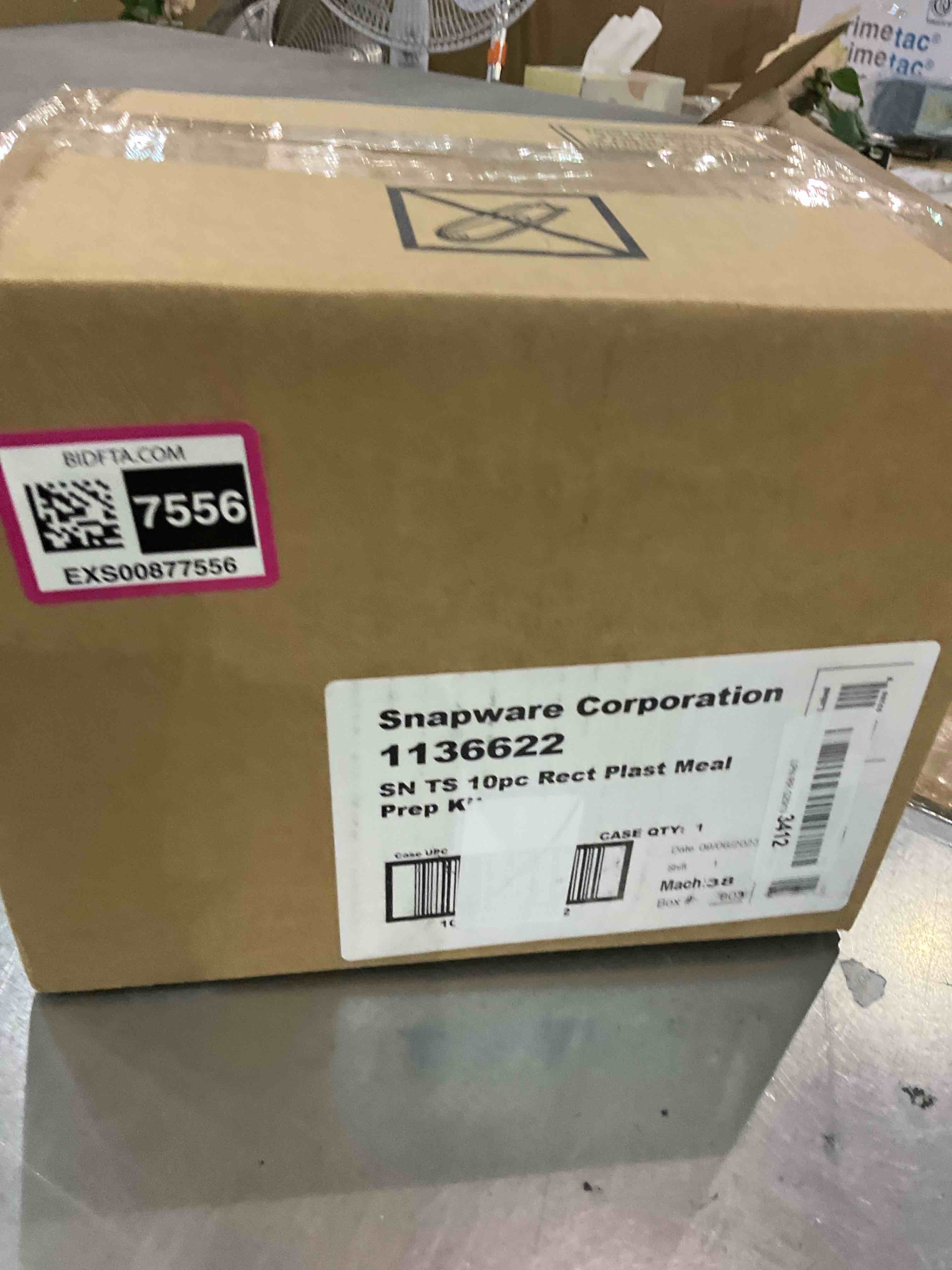 Snapware Total Solution 10-Pc Plastic Food Storage Containers Set with Lids, 3-Cup Rectangle Meal Prep Container, Non-Toxic, BPA-Free Lids with 4 Locking Tabs, Microwave, Dishwasher, and Freezer Safe