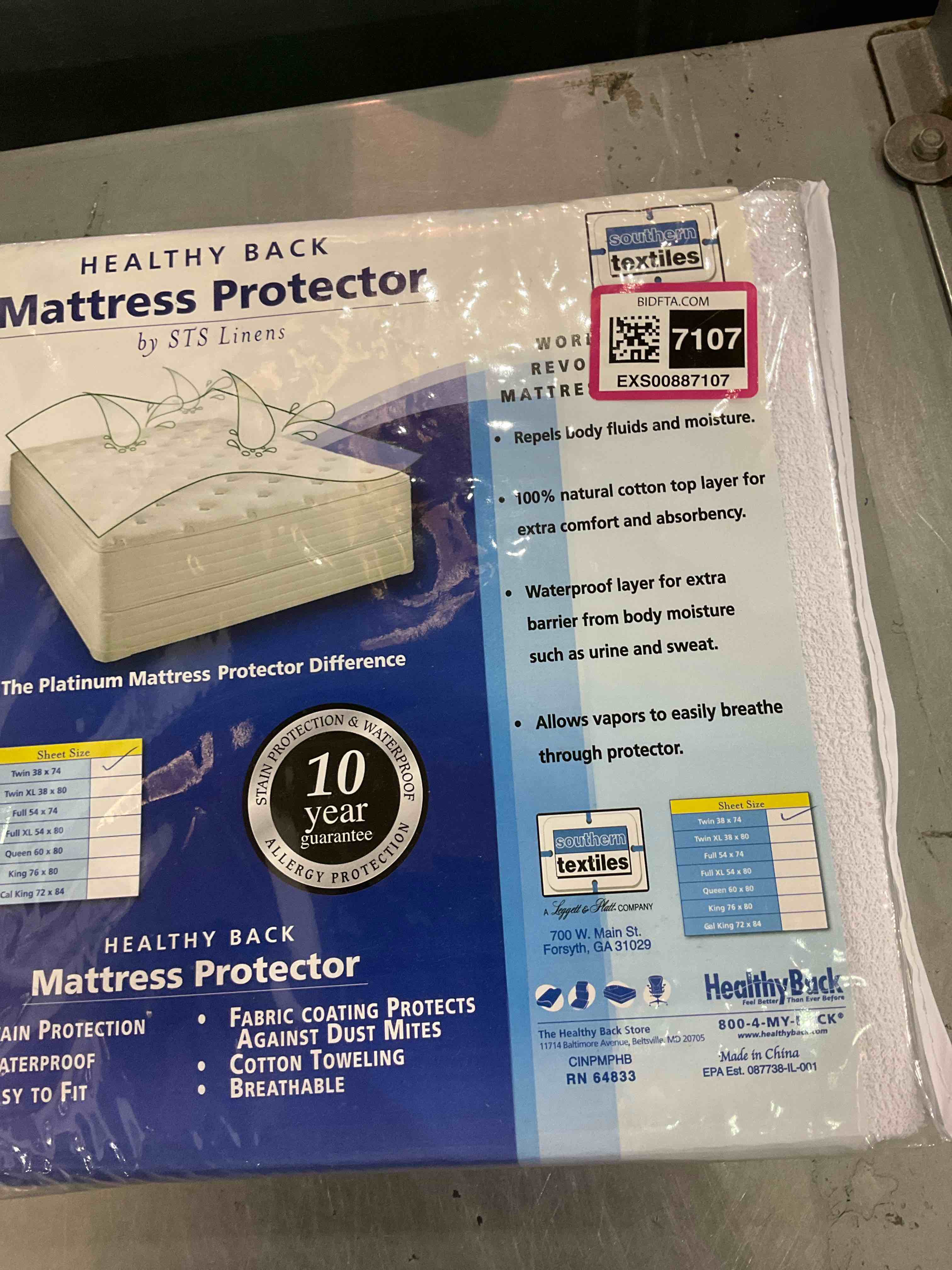 healthy back mattress protector