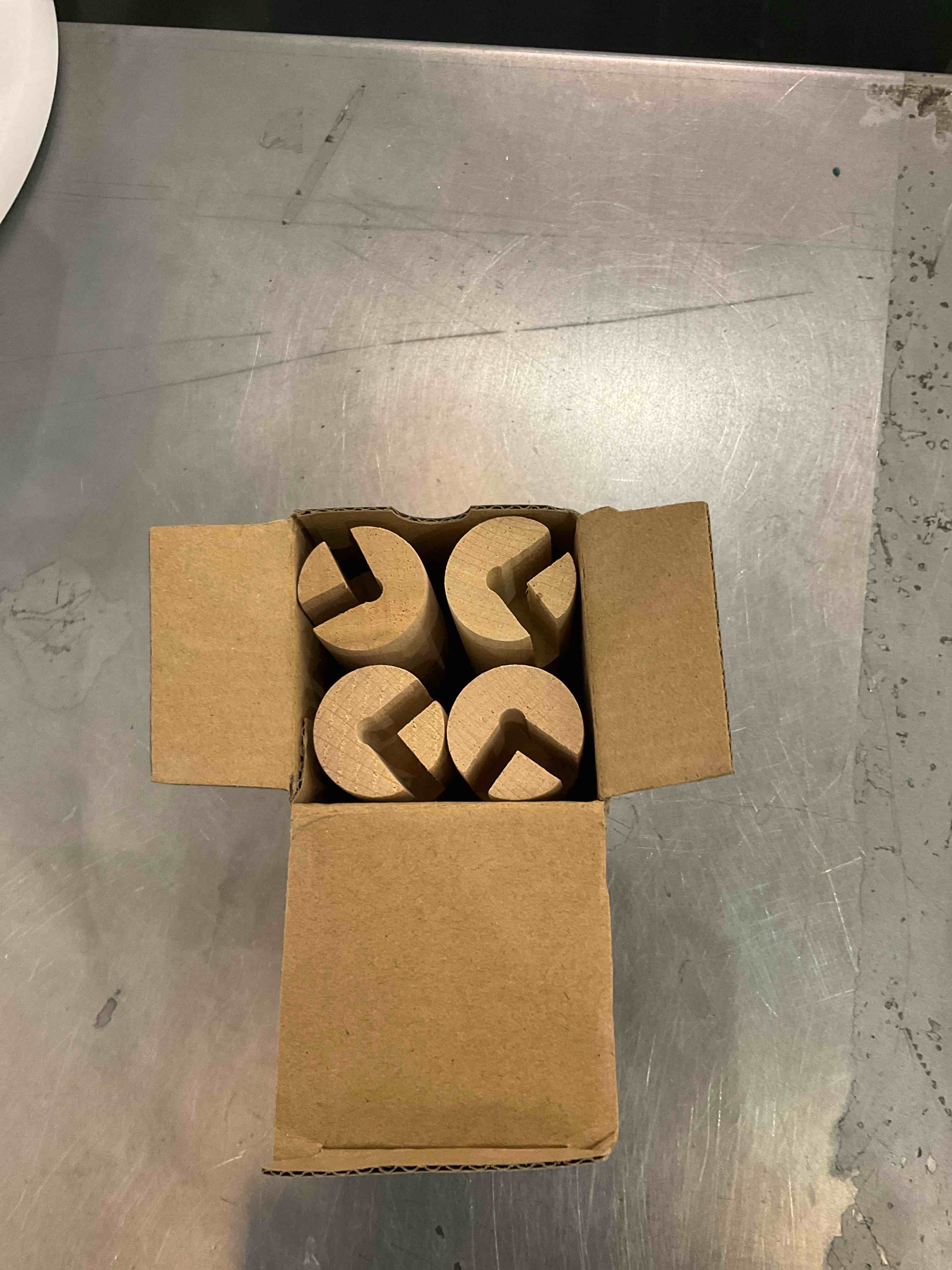 Niteangel Set of Beech Stilts for Elevating & Safely Setting Multi-Chamber Series Maze House (Set of 4 Stilts (4.33'' H))