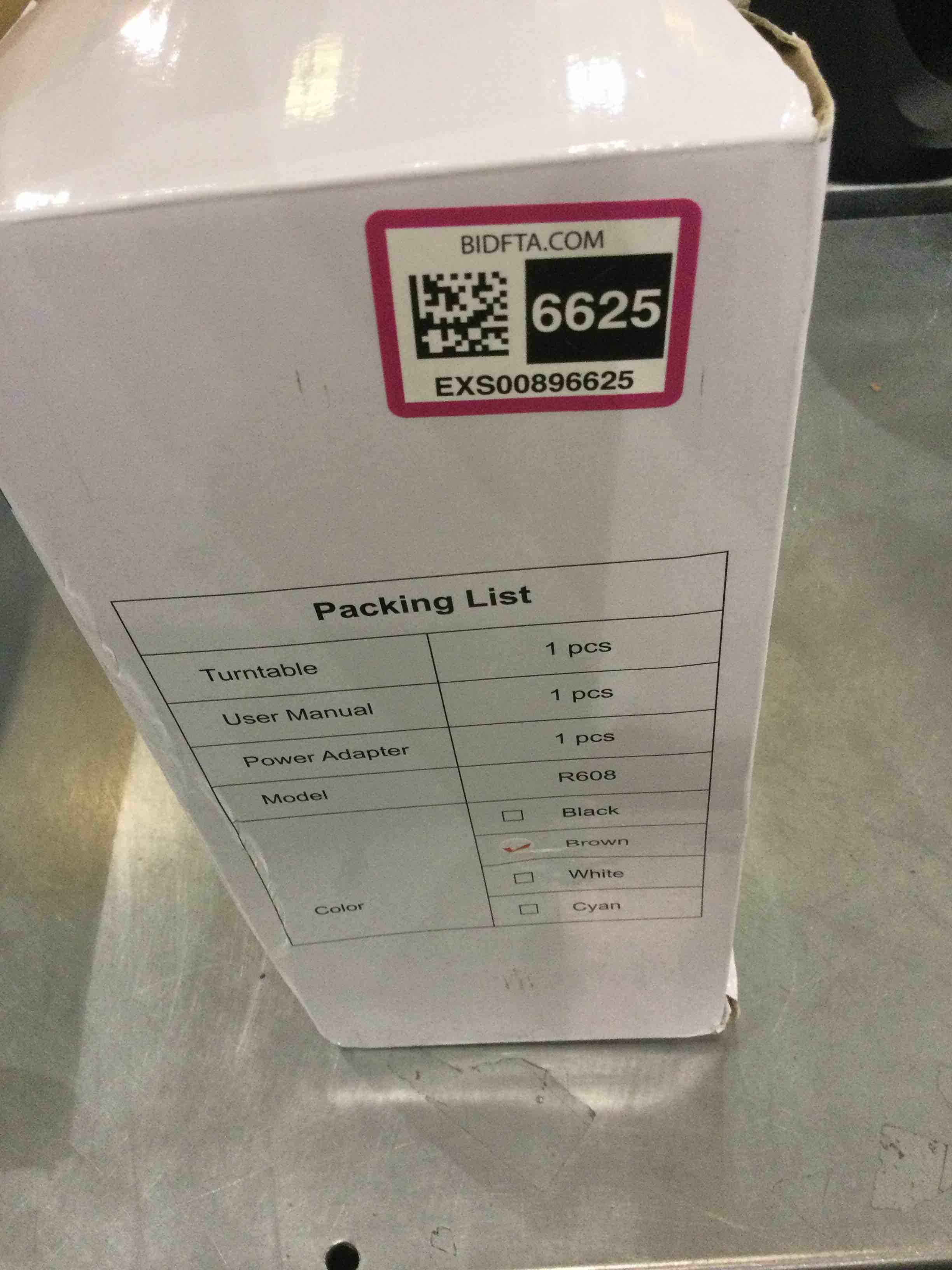 Turnable record player